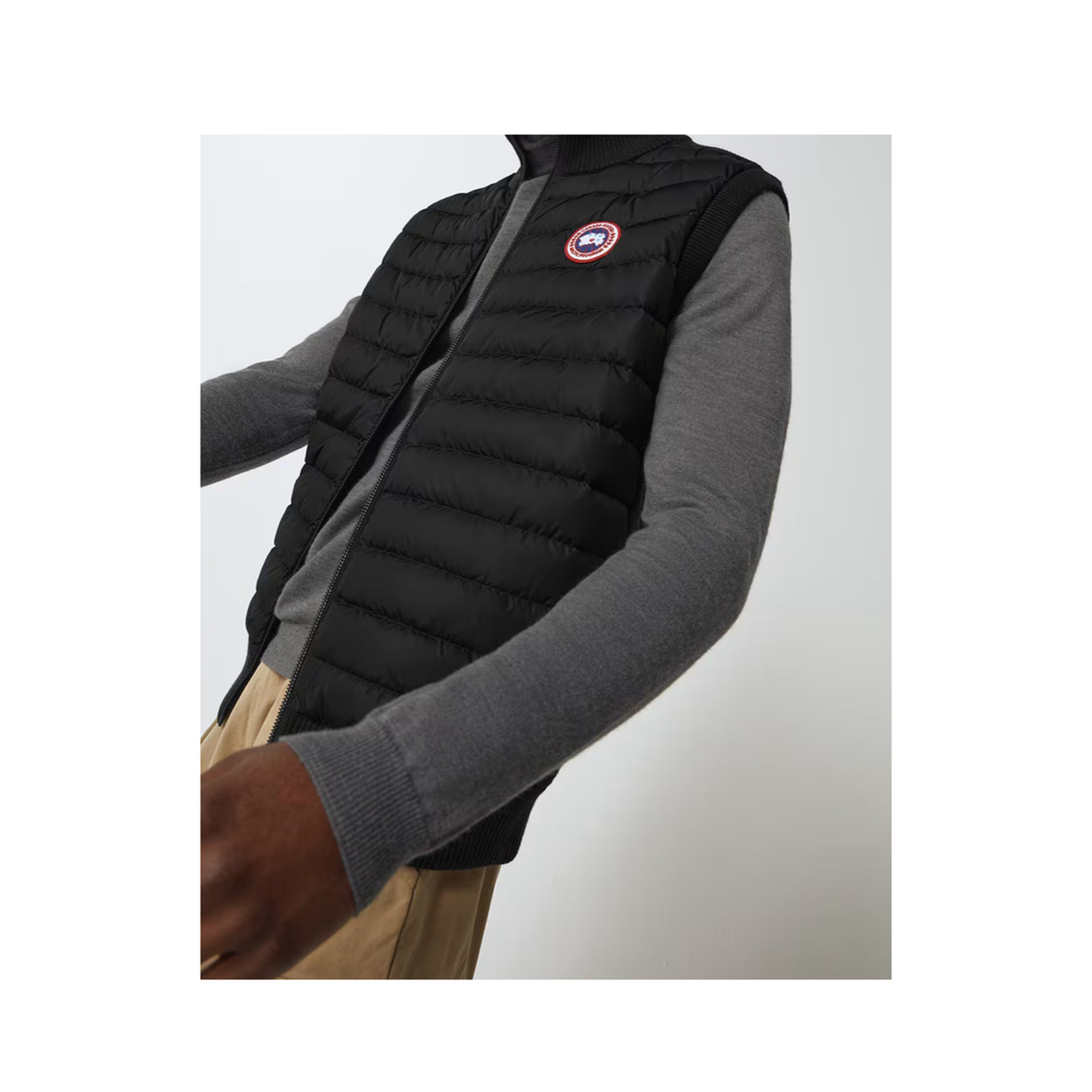HyBridge Quilted Knit Vest
