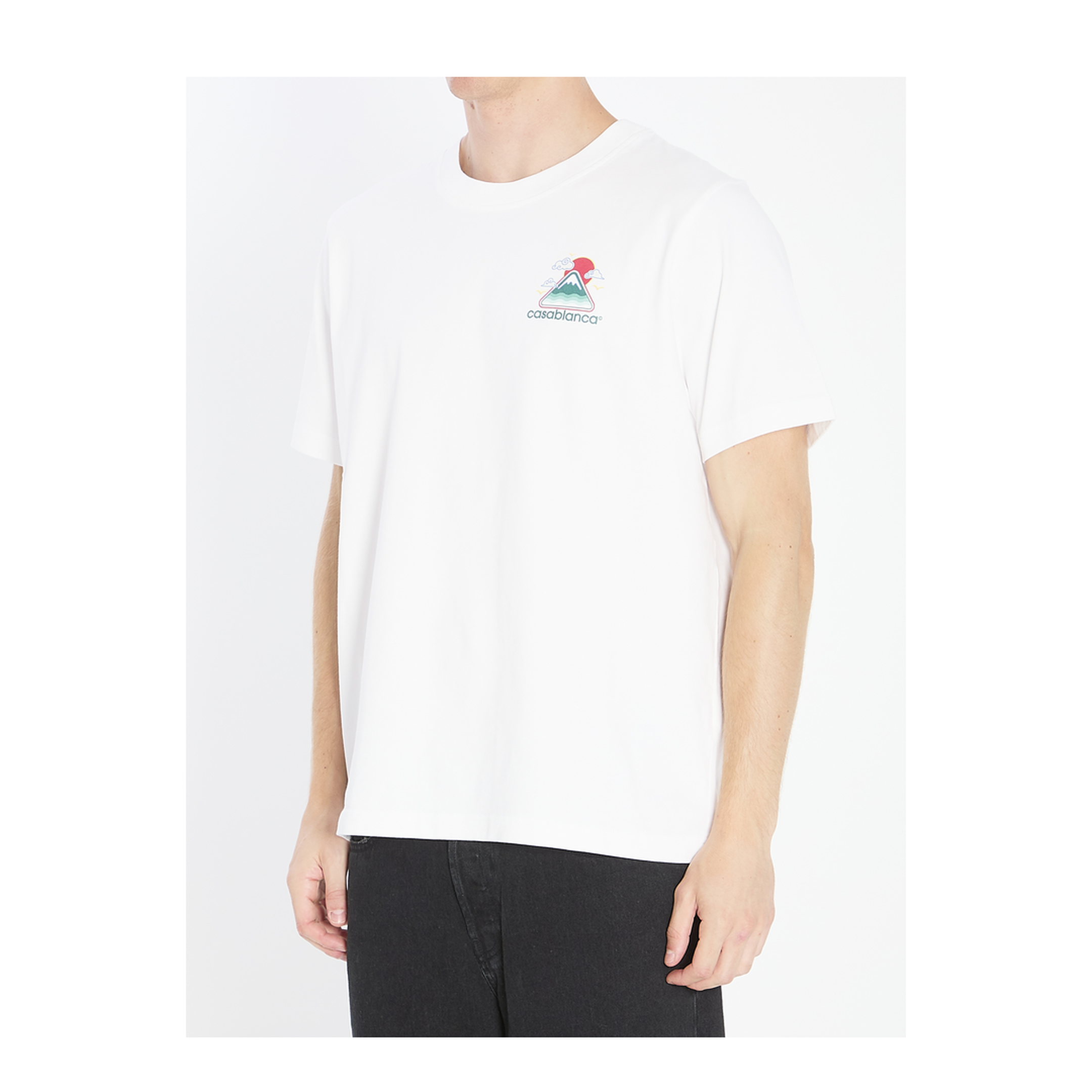 Wavy Mountain Printed T-Shirt