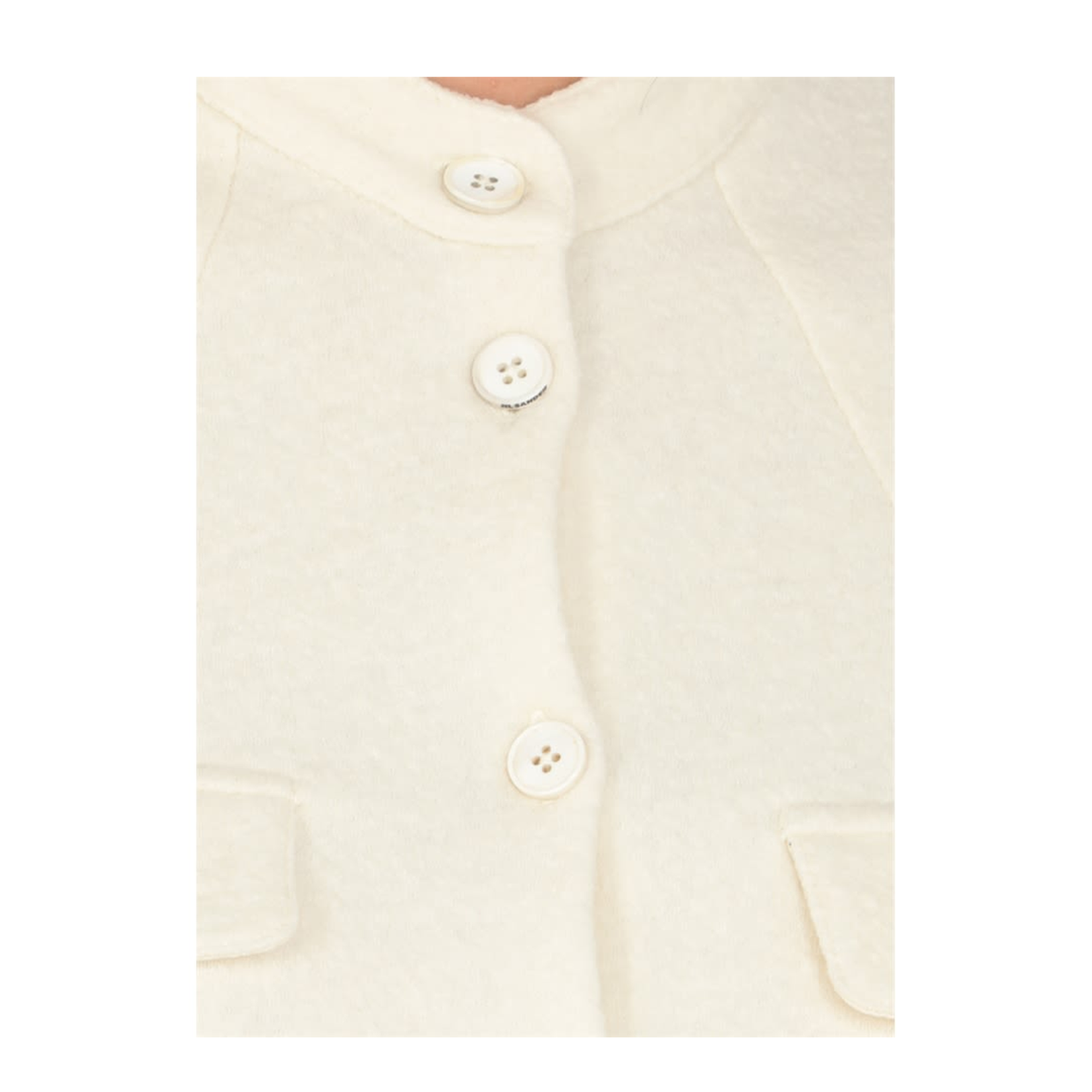Ivory Stretch Wool Blend Shirt
