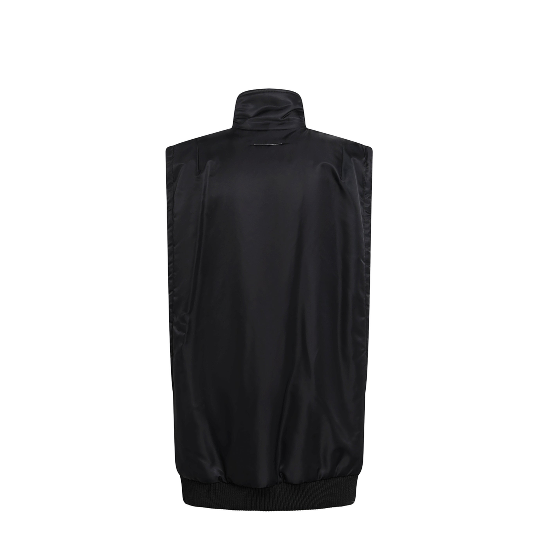 MAYFEYR - Mm6 Maison Margiela - Black Nylon Zip-Up Vest - S52FB0109S53984900