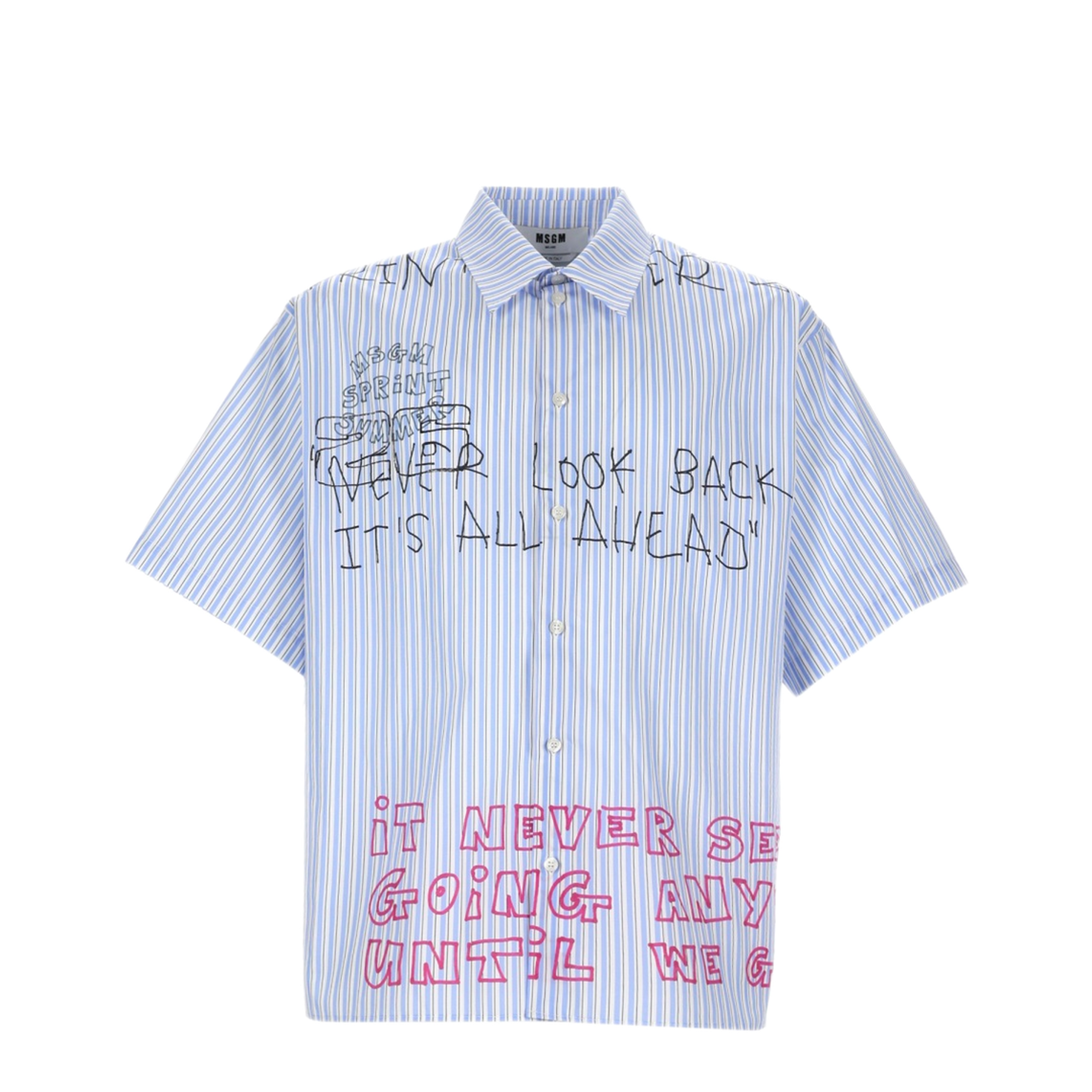MAYFEYR - MSGM - Cotton Print Shirt - 4040ME17X26705584