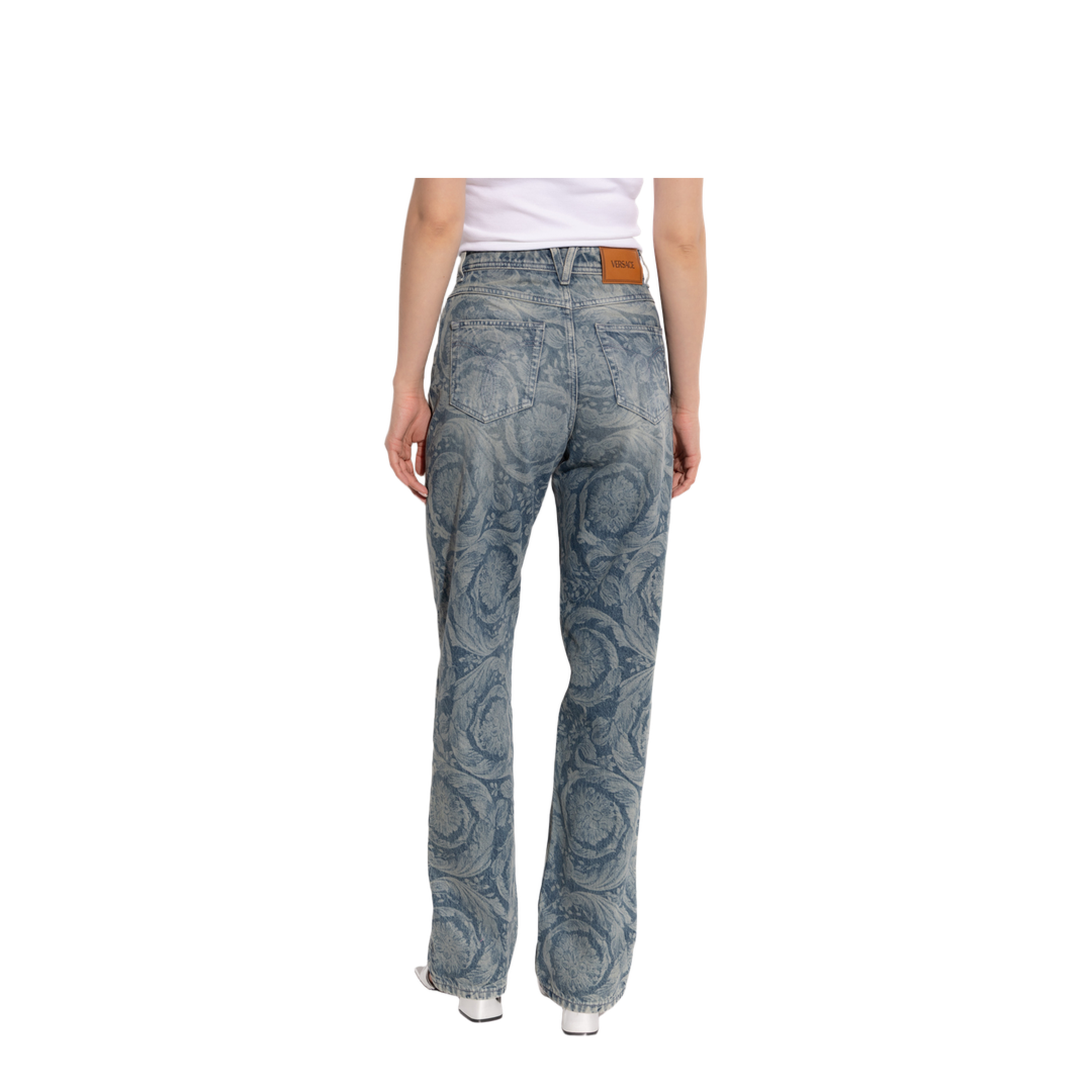 Barocco Pattern Jeans