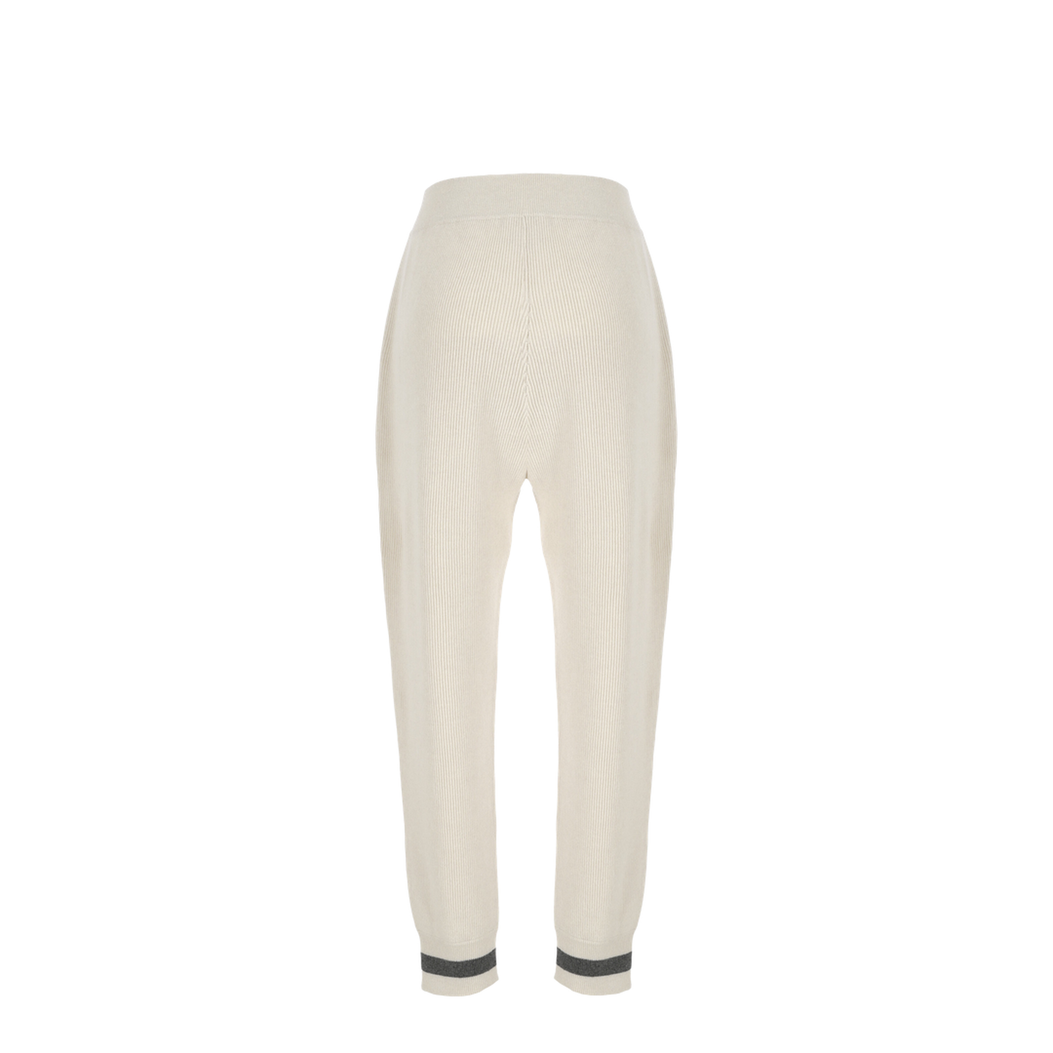 English Rib Cashmere Knit Trousers