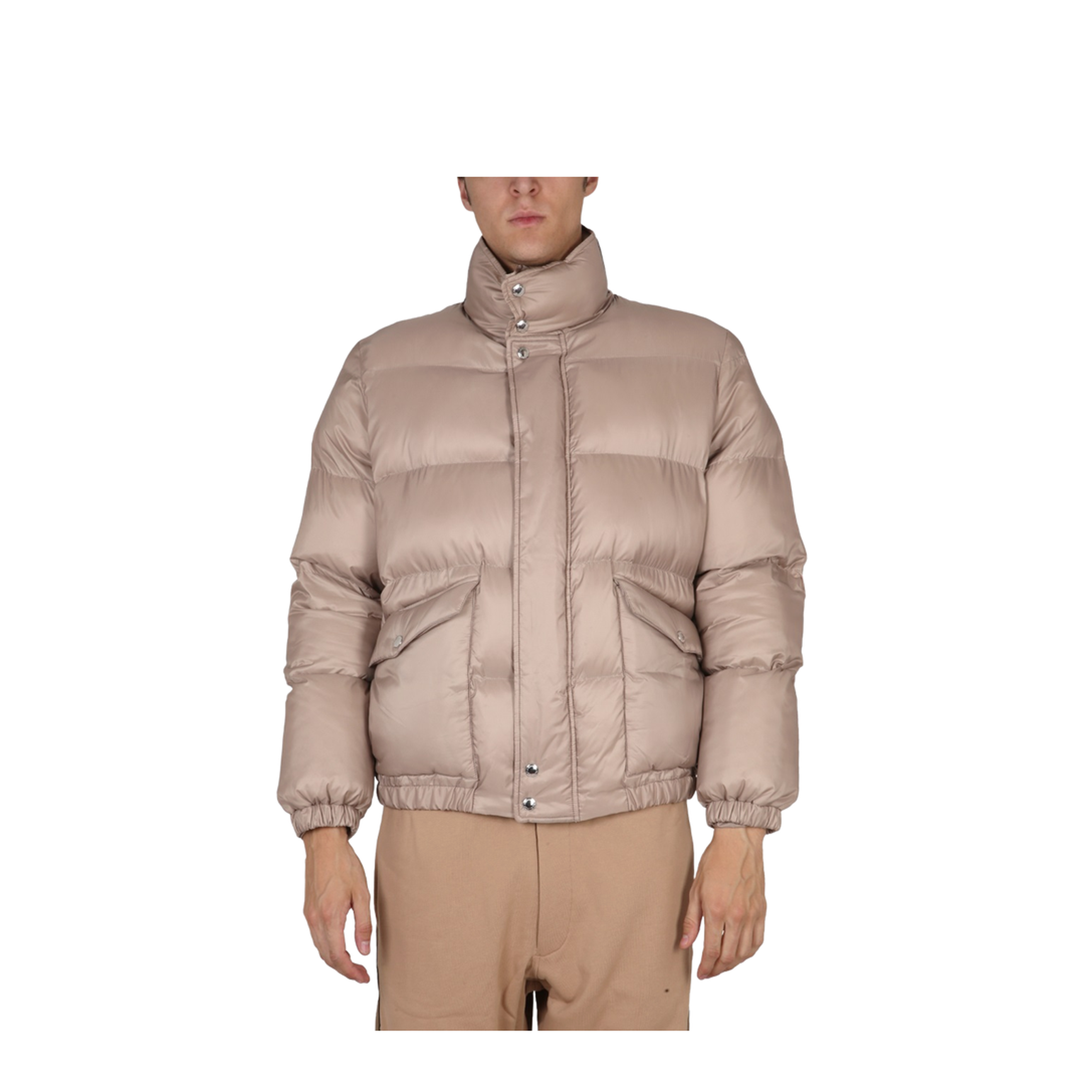 Graffiti Logo Print Down Jacket