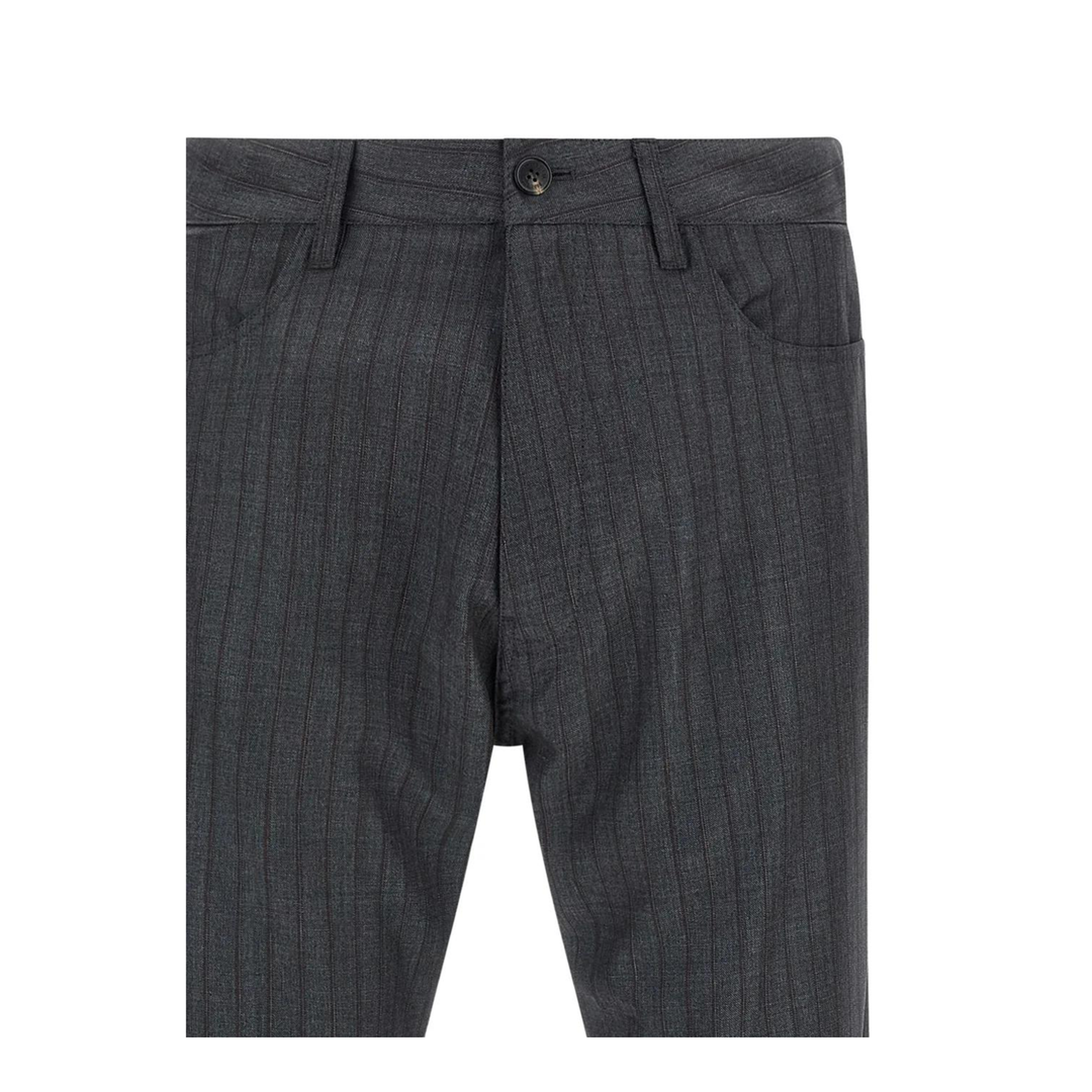 Pinstriped Pleat Trousers