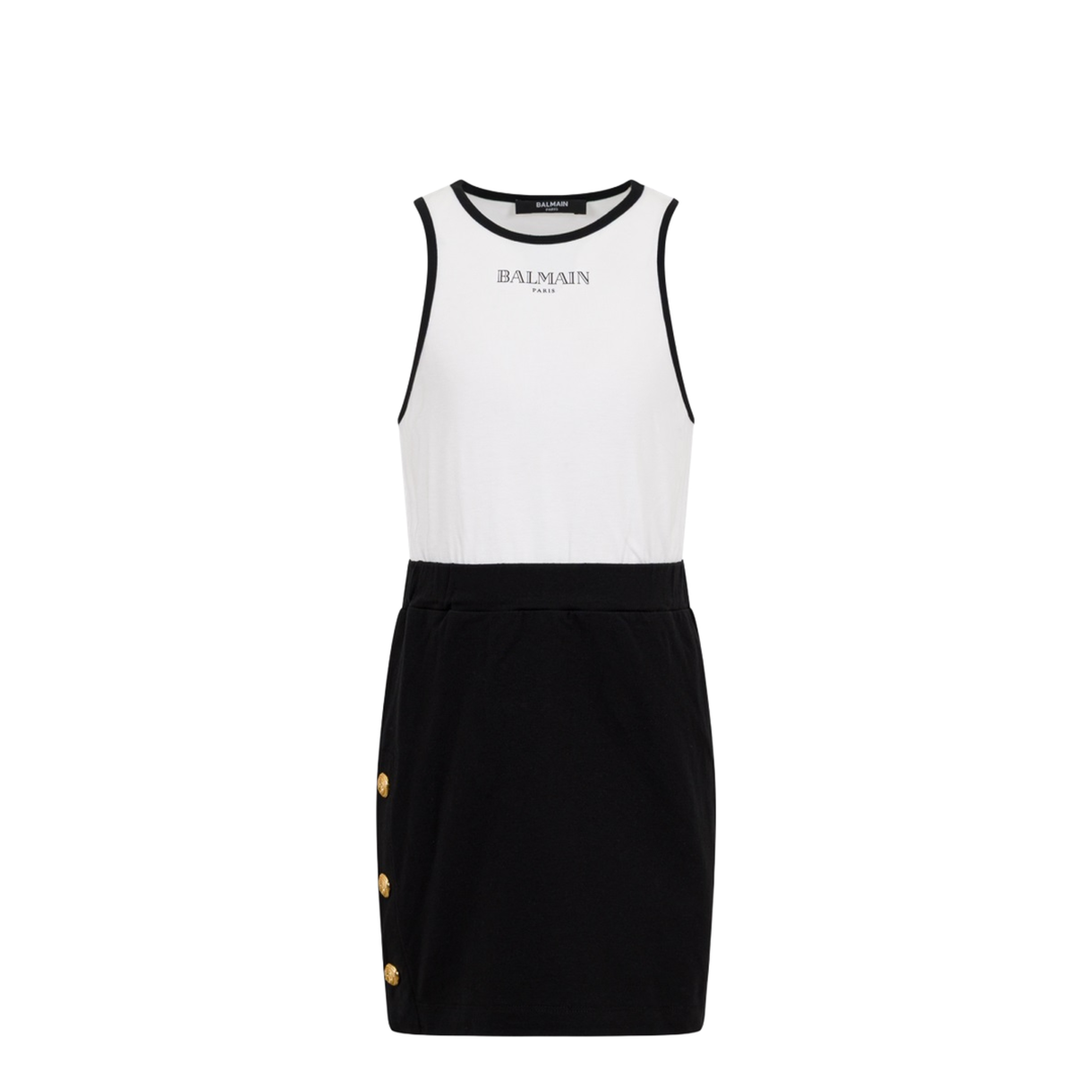 MAYFEYR - Balmain - Dress With Logo - BY1B02KZ3277930BC