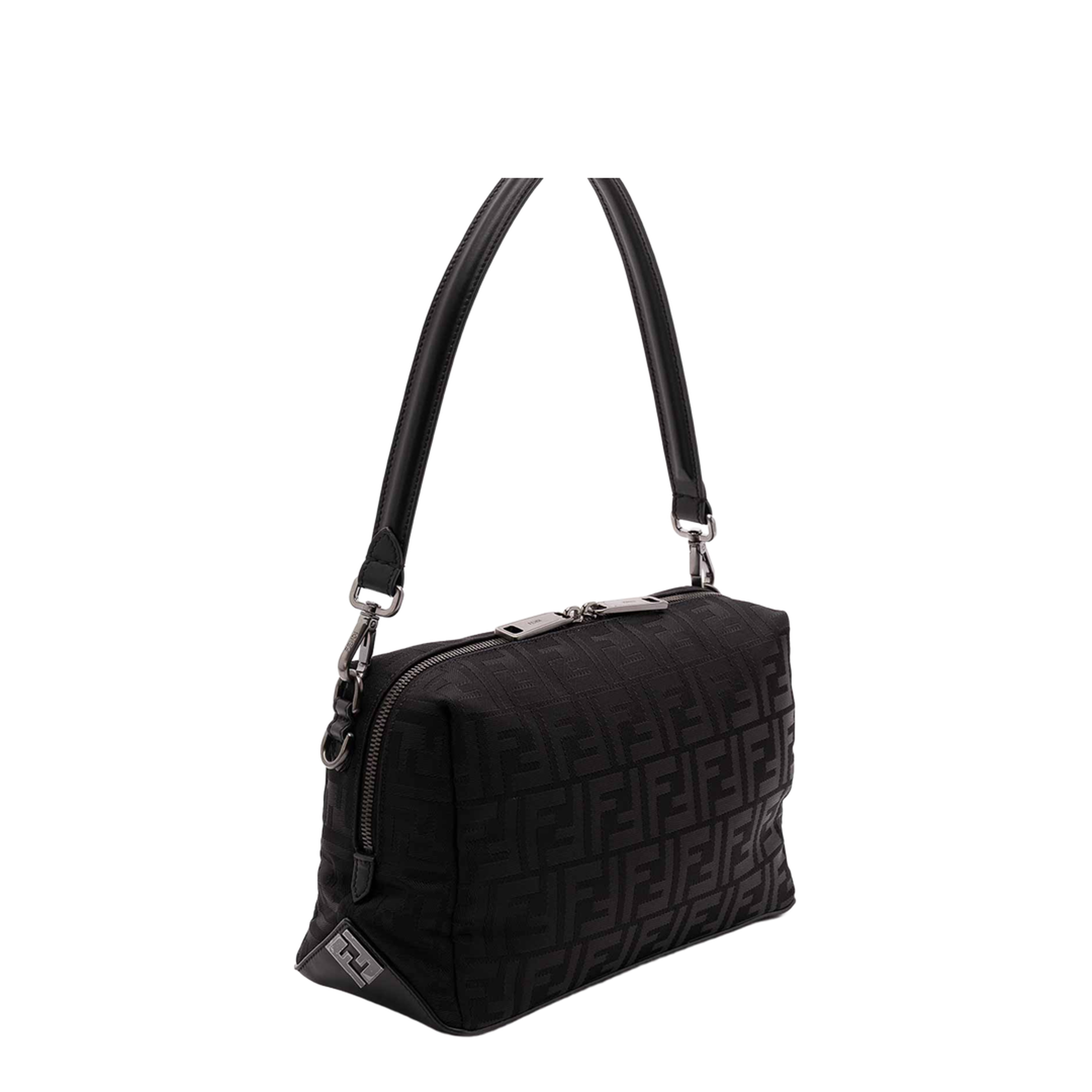 Medium Fabric Black Bag