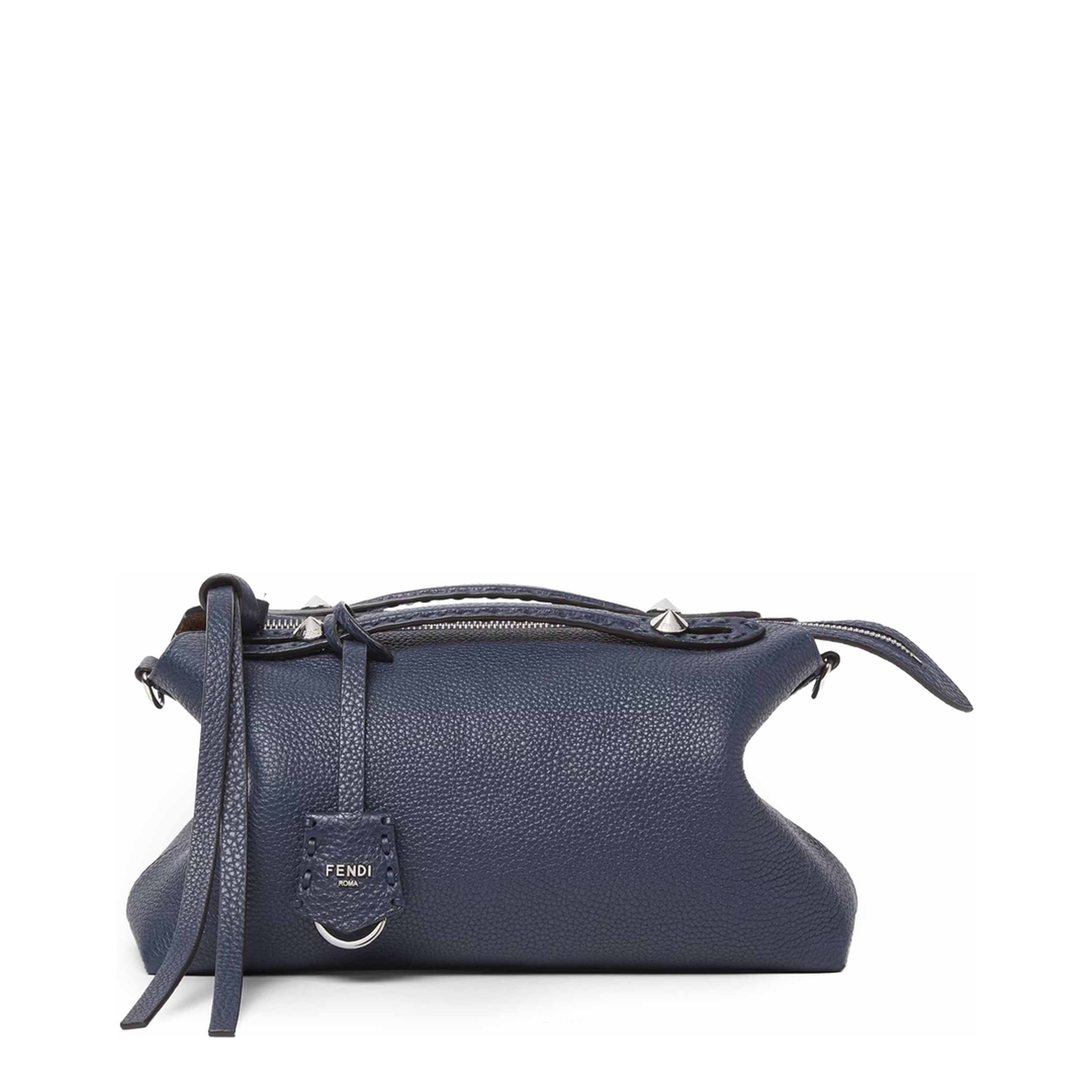 Messenger Bag Leather Deep Blue