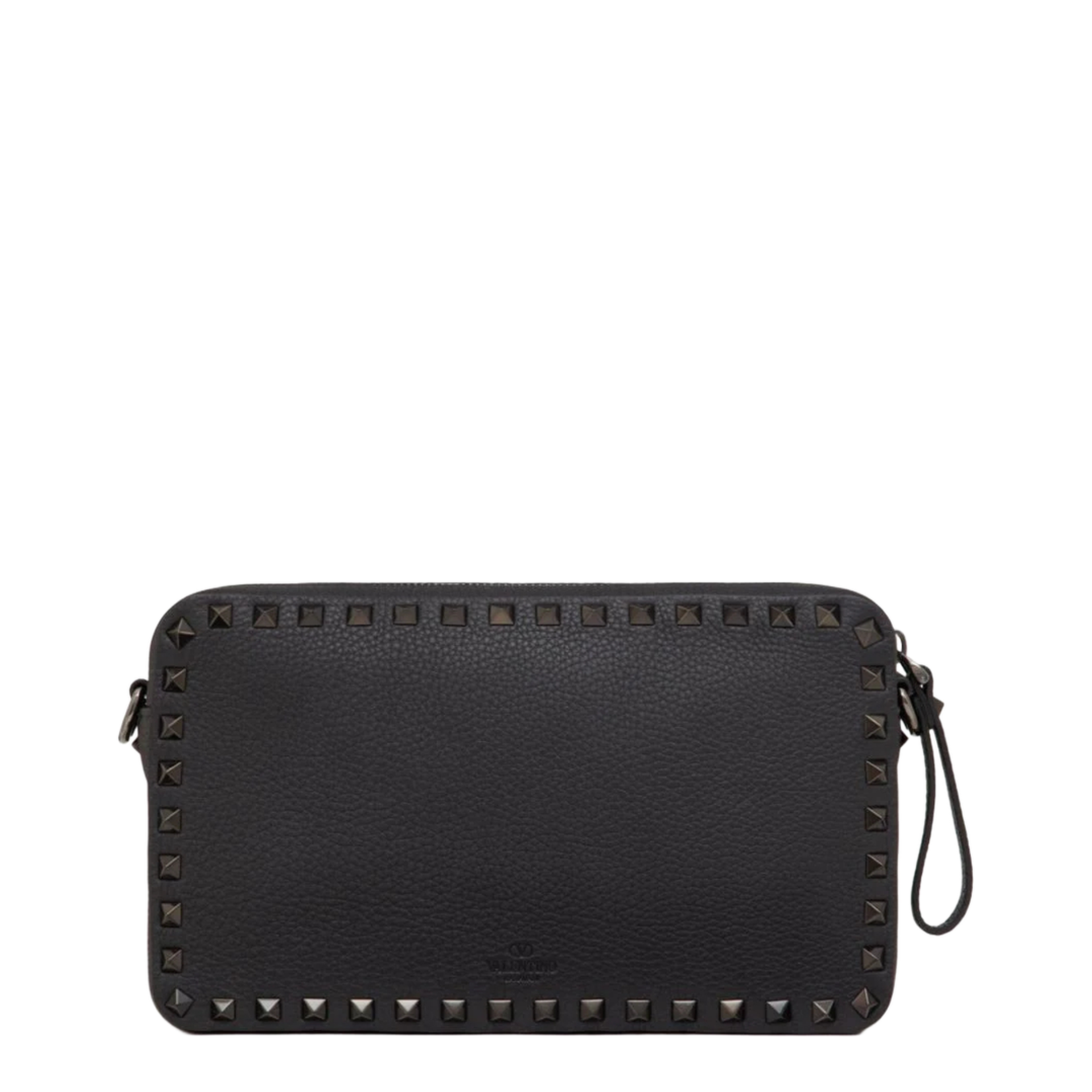 Rockstud Grainy Calfskin Crossbody Bag