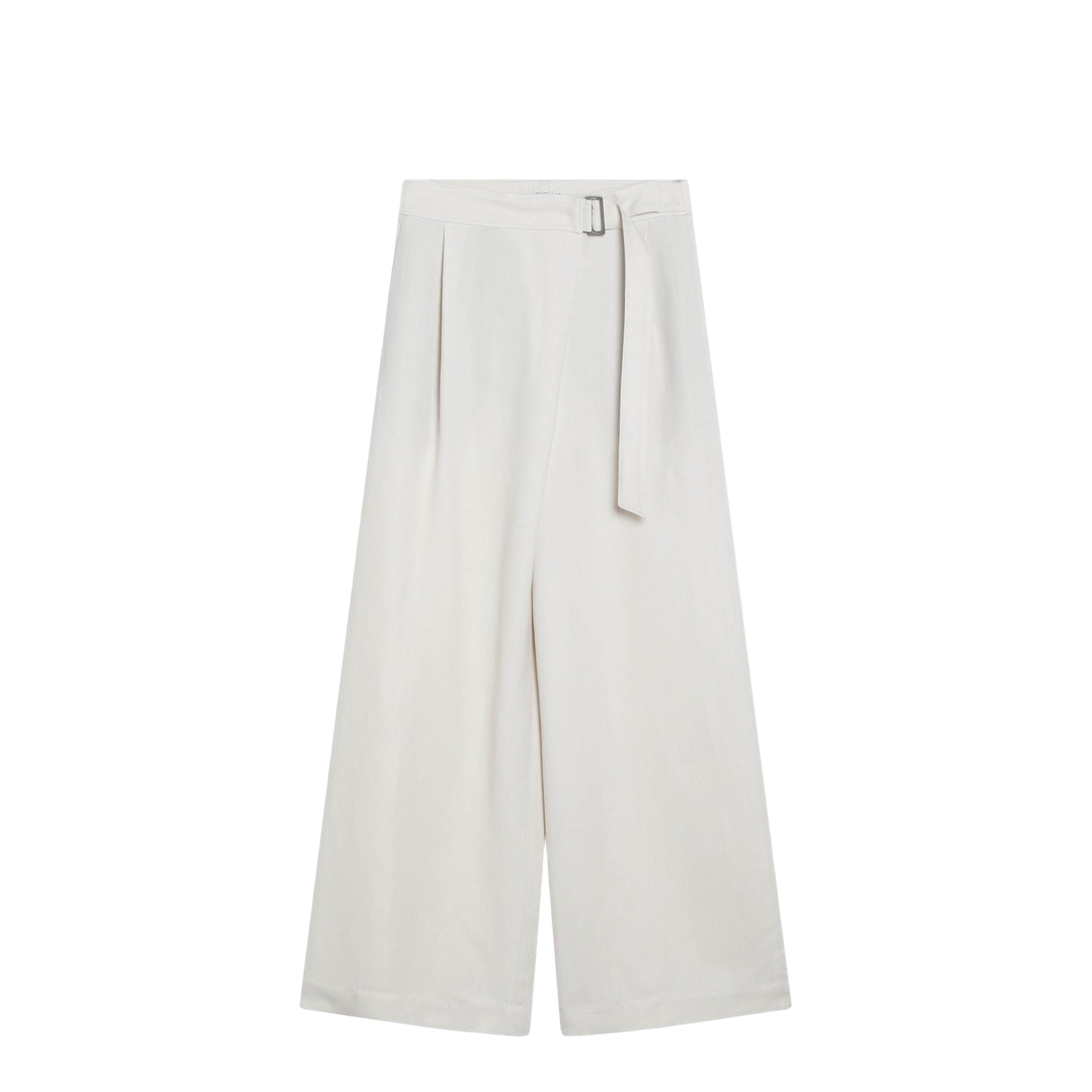 Ecru Sartorial Wrap Trousers