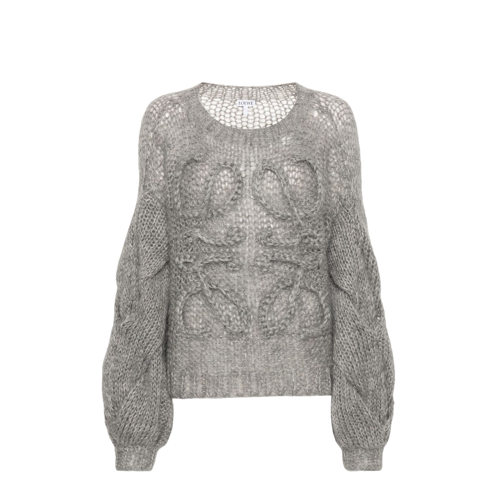 Gray Anagram Mohair Sweater