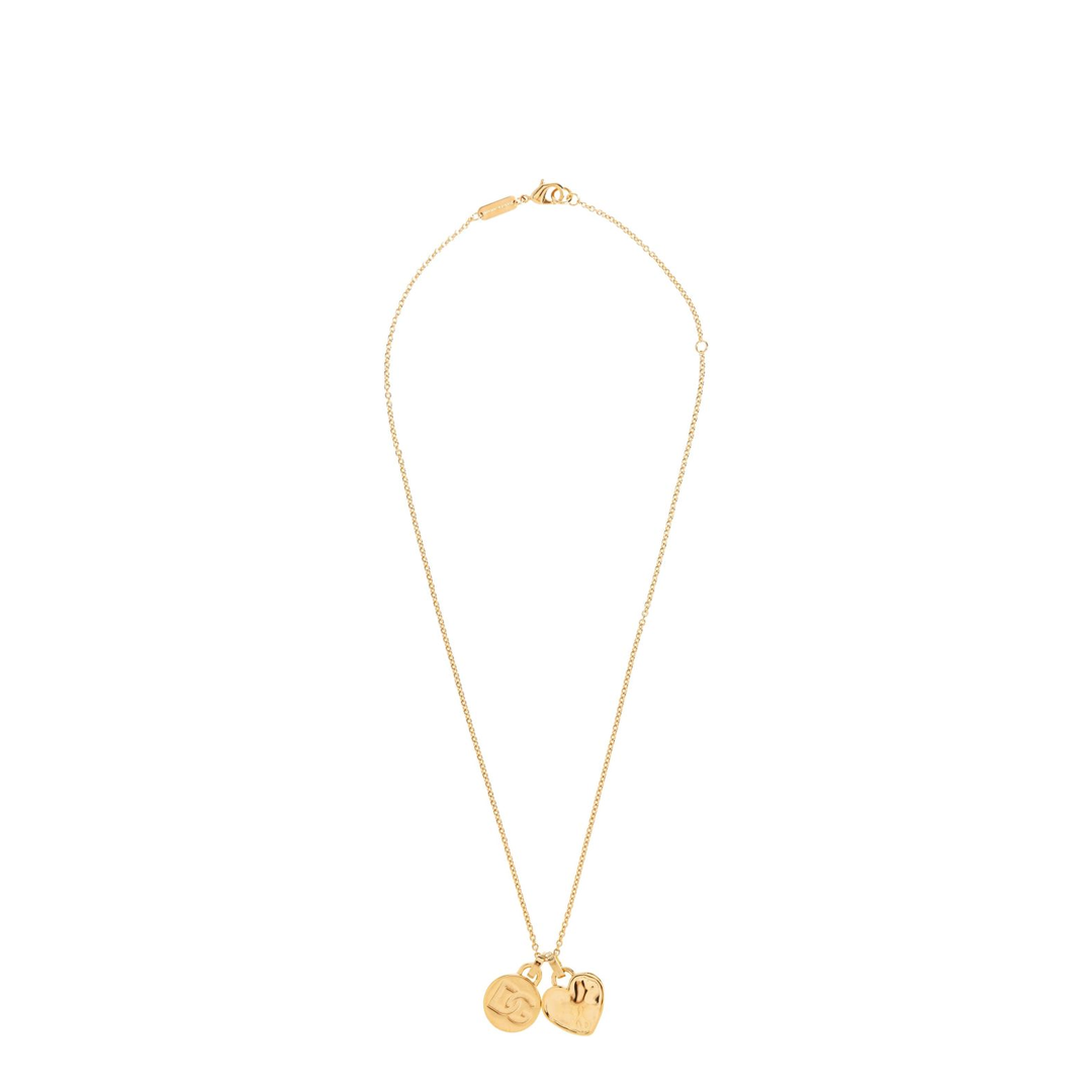 Heart Pendant Necklace Golden