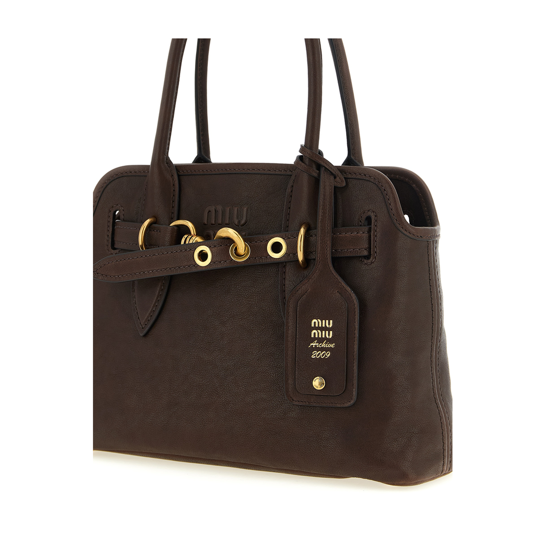 MAYFEYR - Miu Miu - Aventure Handbag - 5BA292VOON2BBLF0NBL