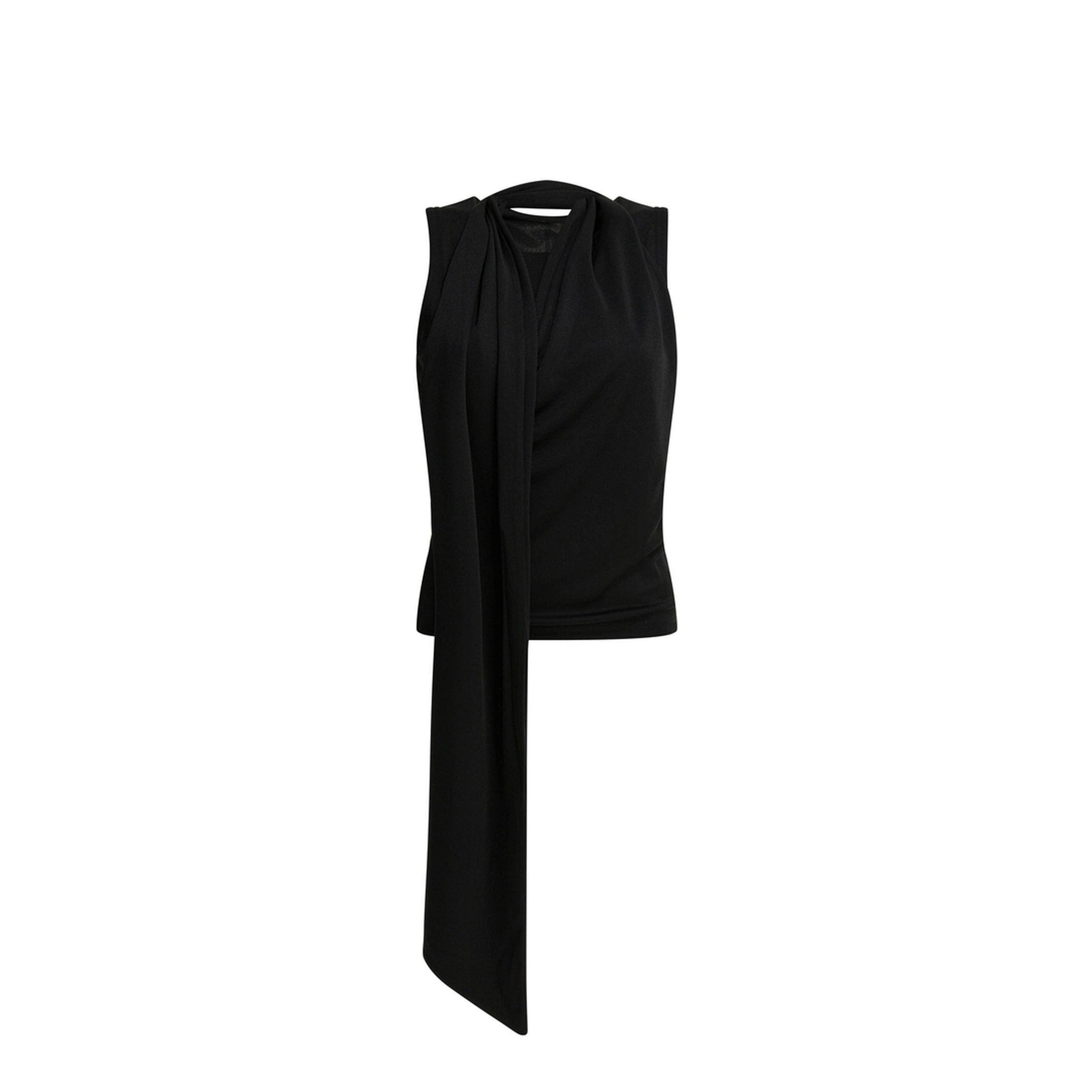 MAYFEYR - Ami Paris - Sleeveless Top With Lavalliere - FTP827.JE0223001