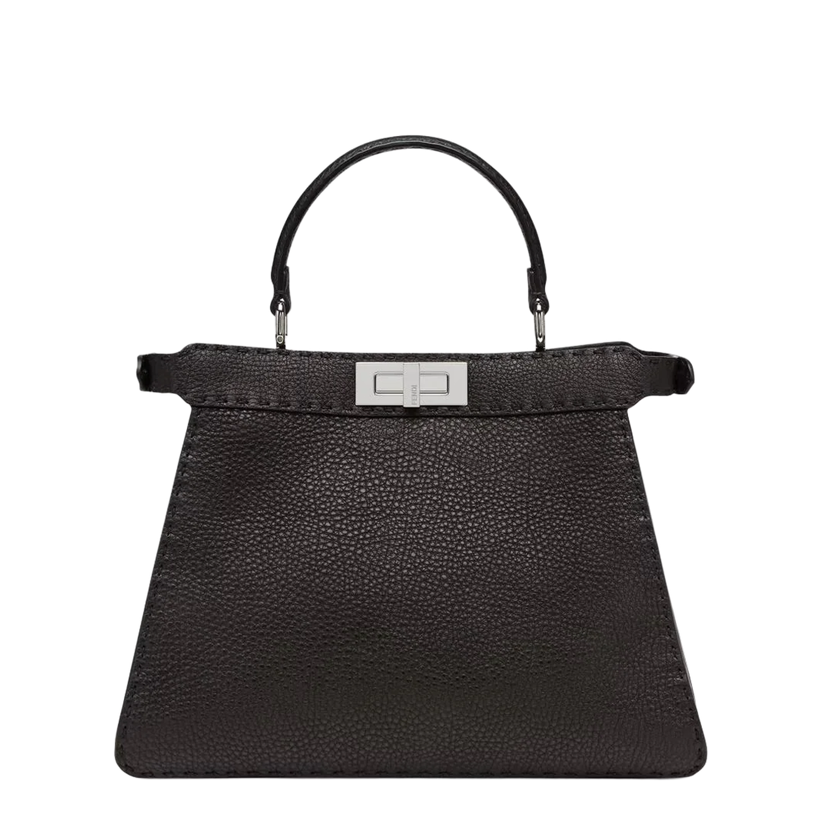 Peekaboo ISeeU Medium Cuoio Romano Leather Black