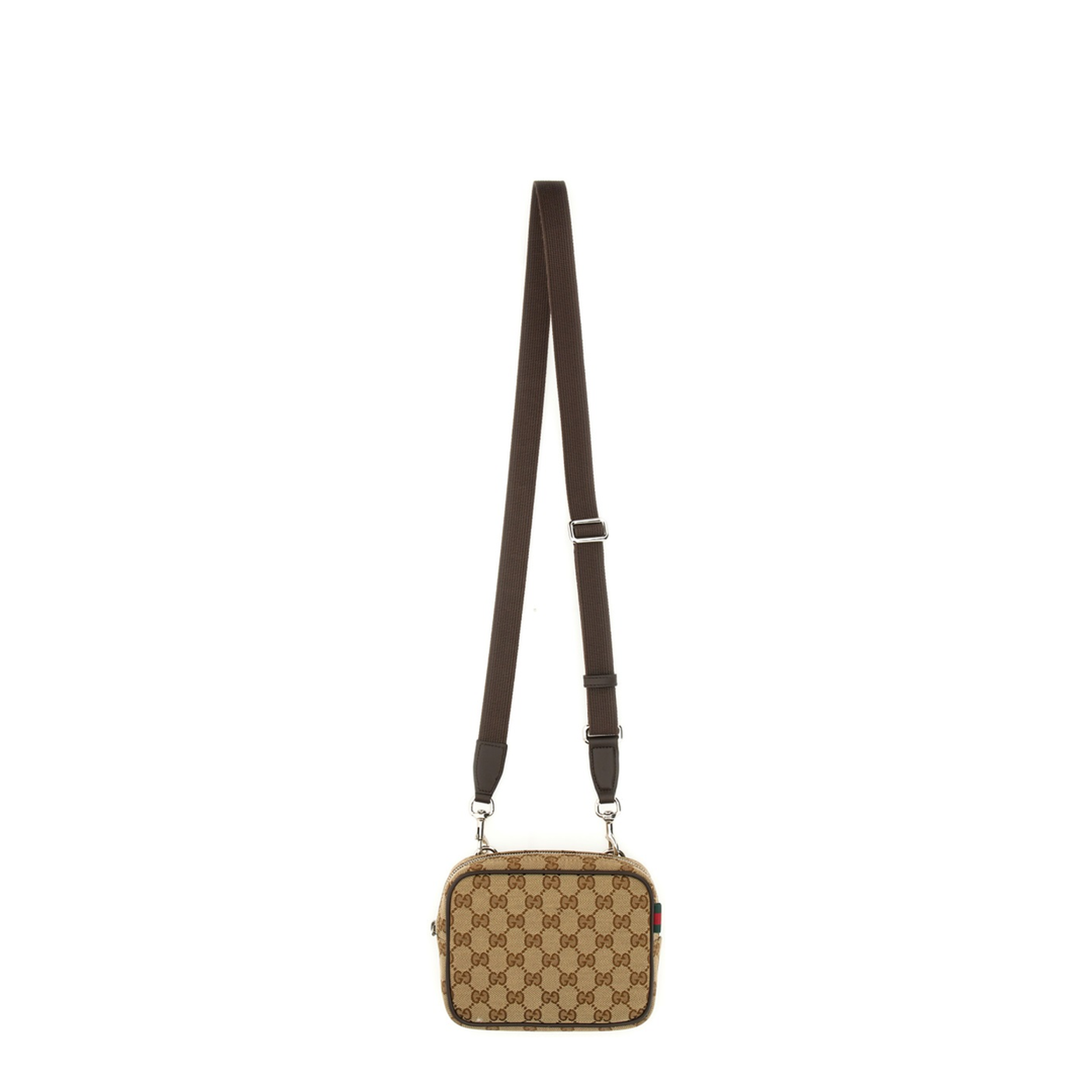 GG Canvas Mini Canvas Shoulder Bags - Beige