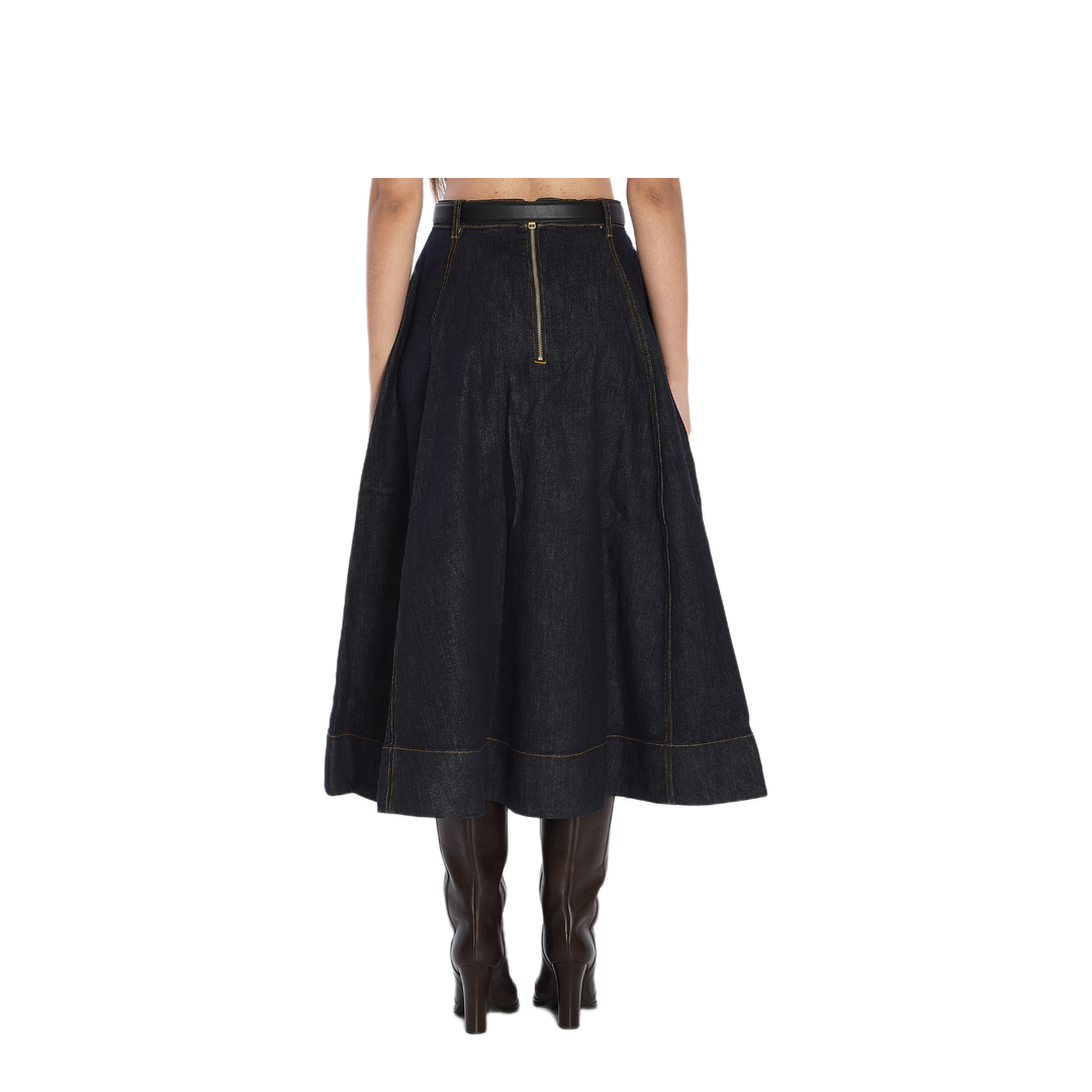 MAYFEYR - Self Portrait - Flared Midi Skirt - RS26828MSKBLUE