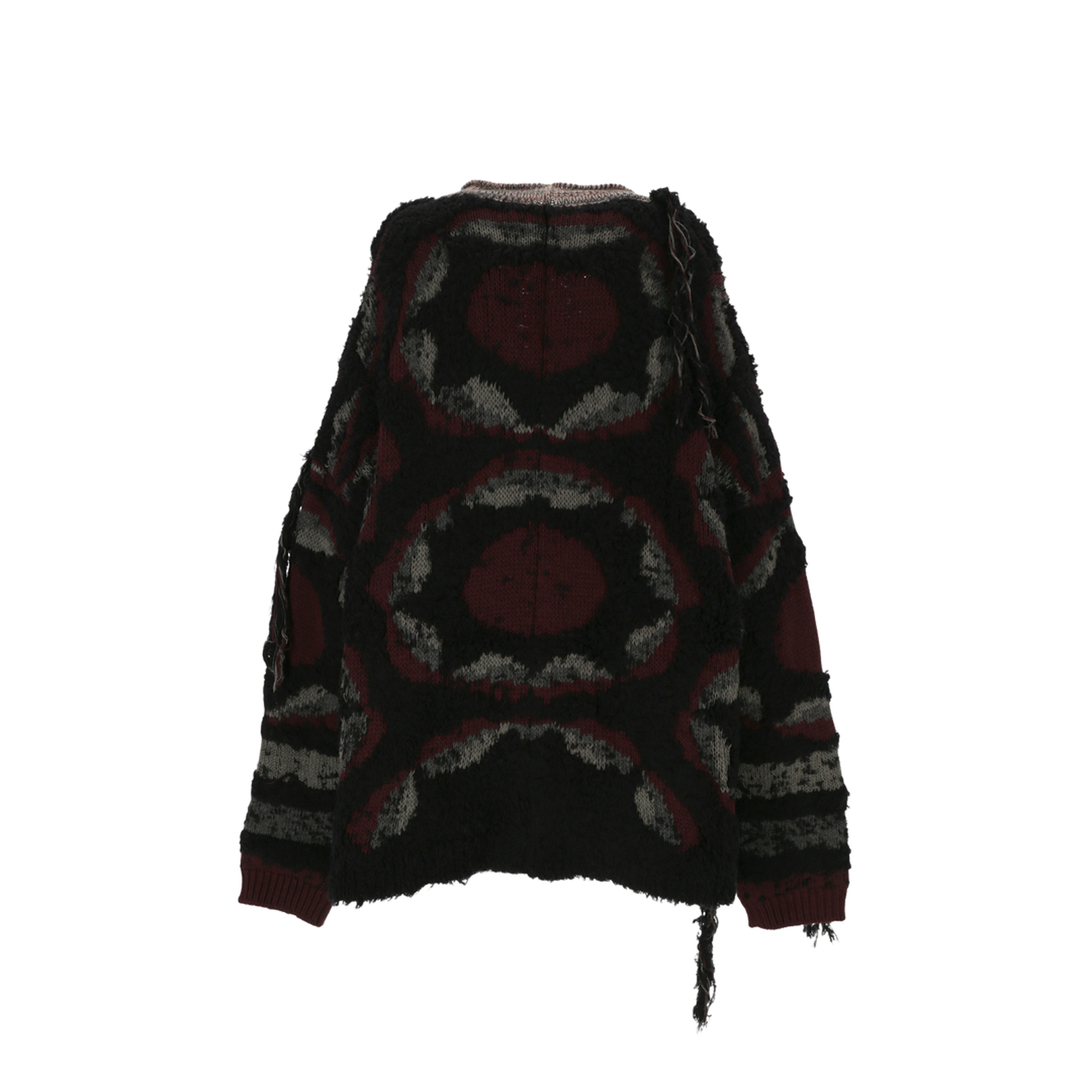 Fringed Oversized Cardigan