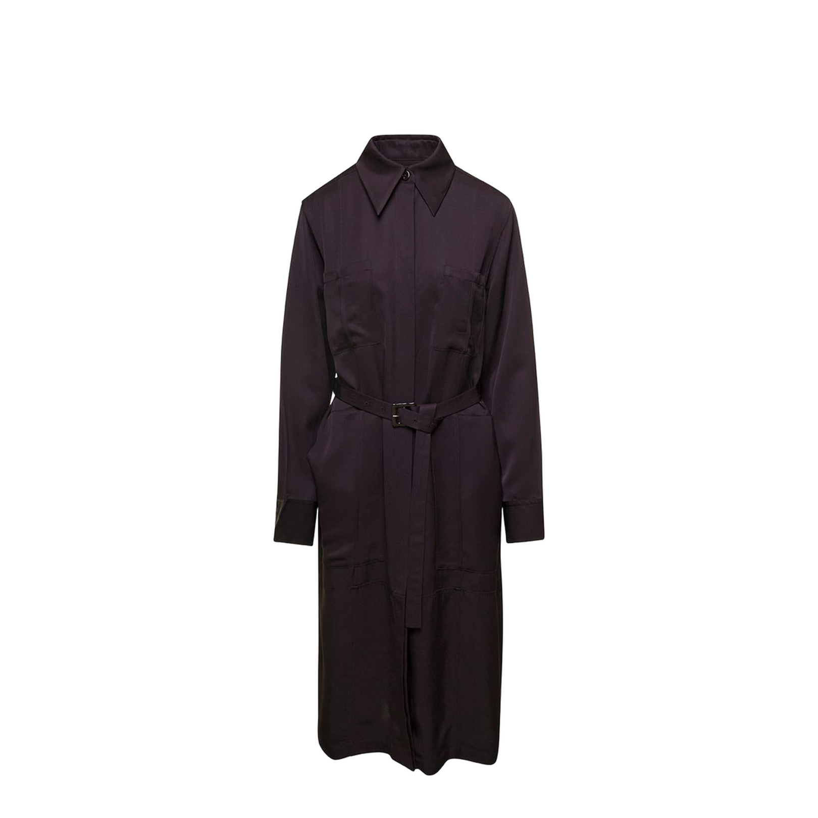 Ganache Viscose Trench Coat