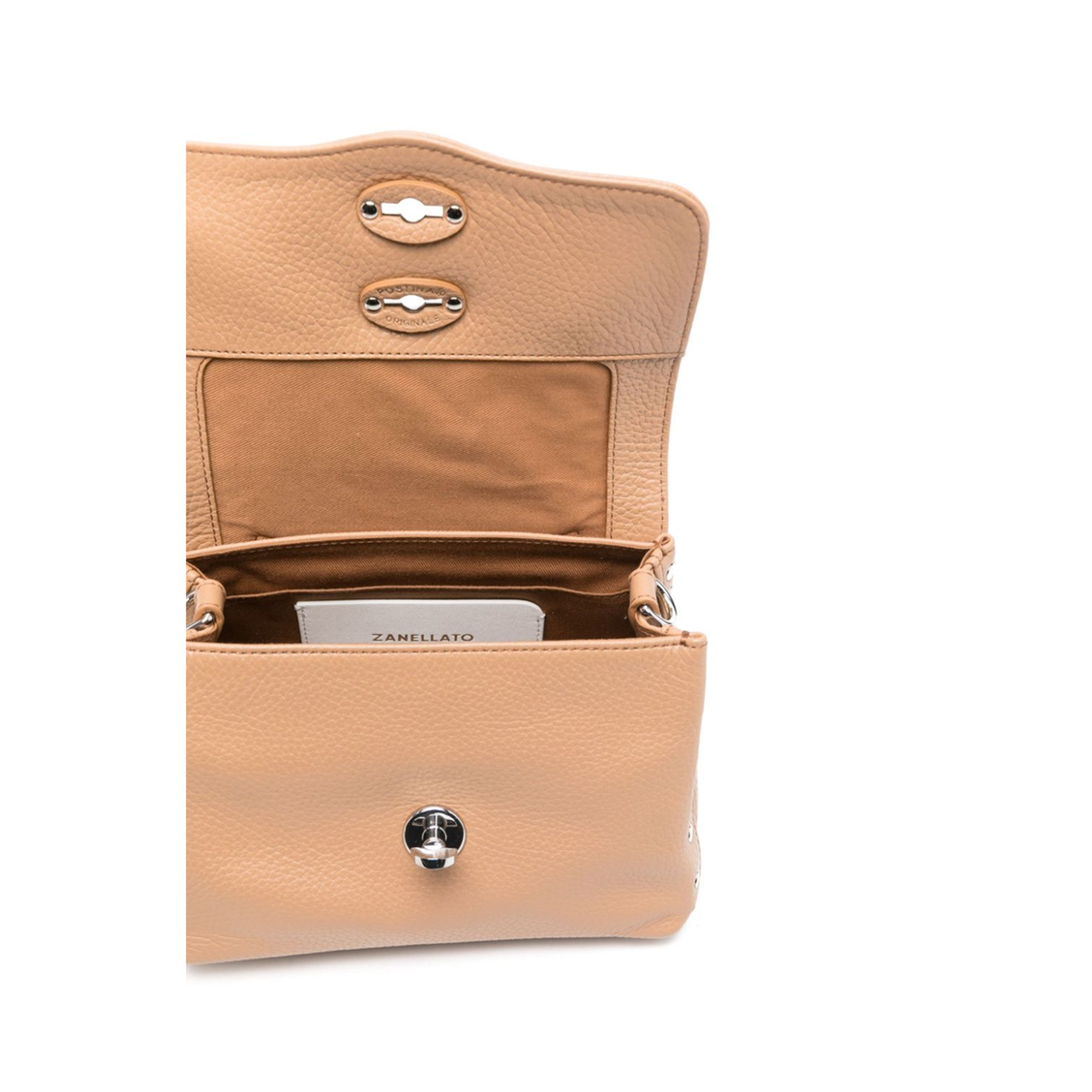 Postina Daily Baby Calfskin Bag - Brown Cantucci