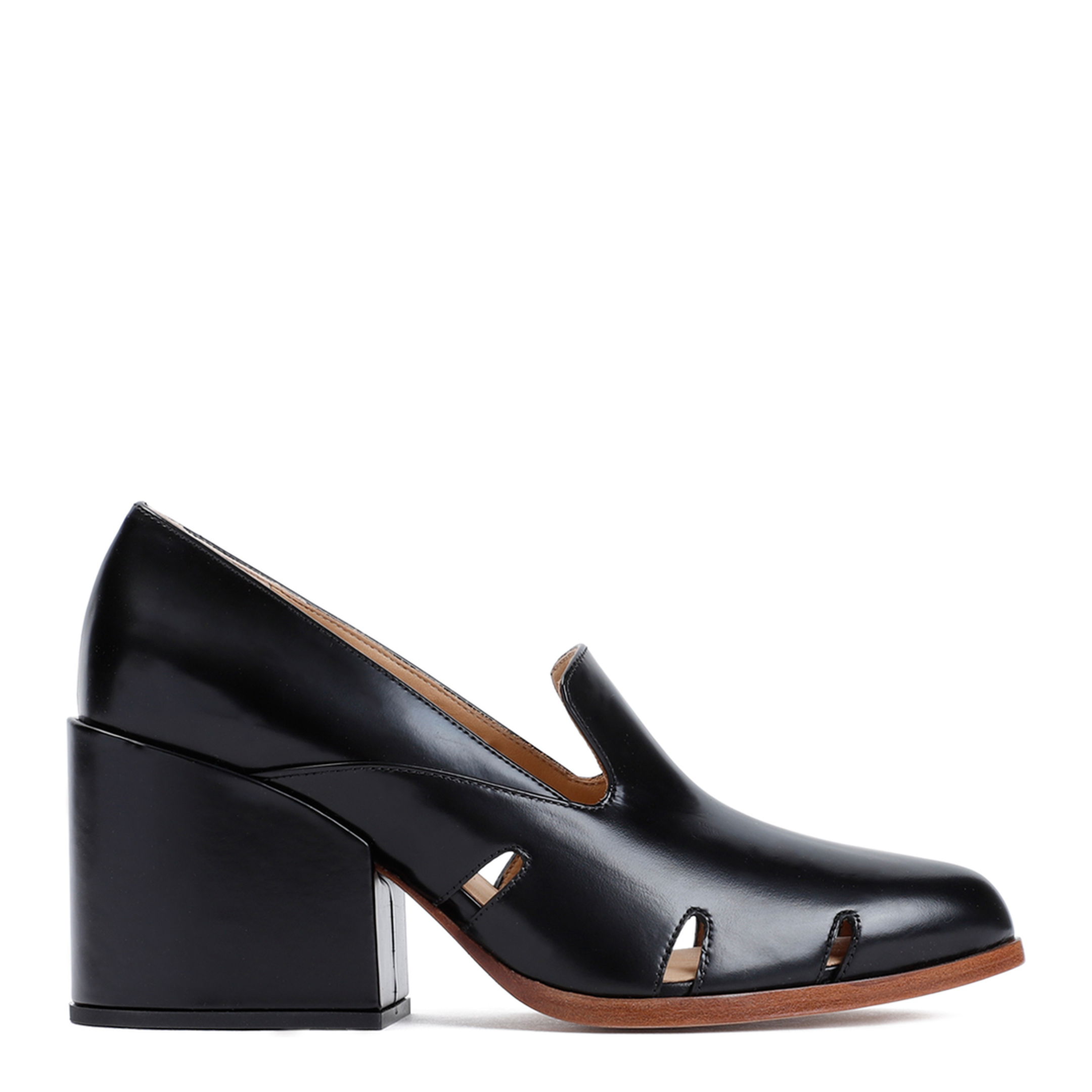 MAYFEYR - GABRIELA HEARST - Black Calf Leather Eliza Pumps - 4248528SZ001BLK