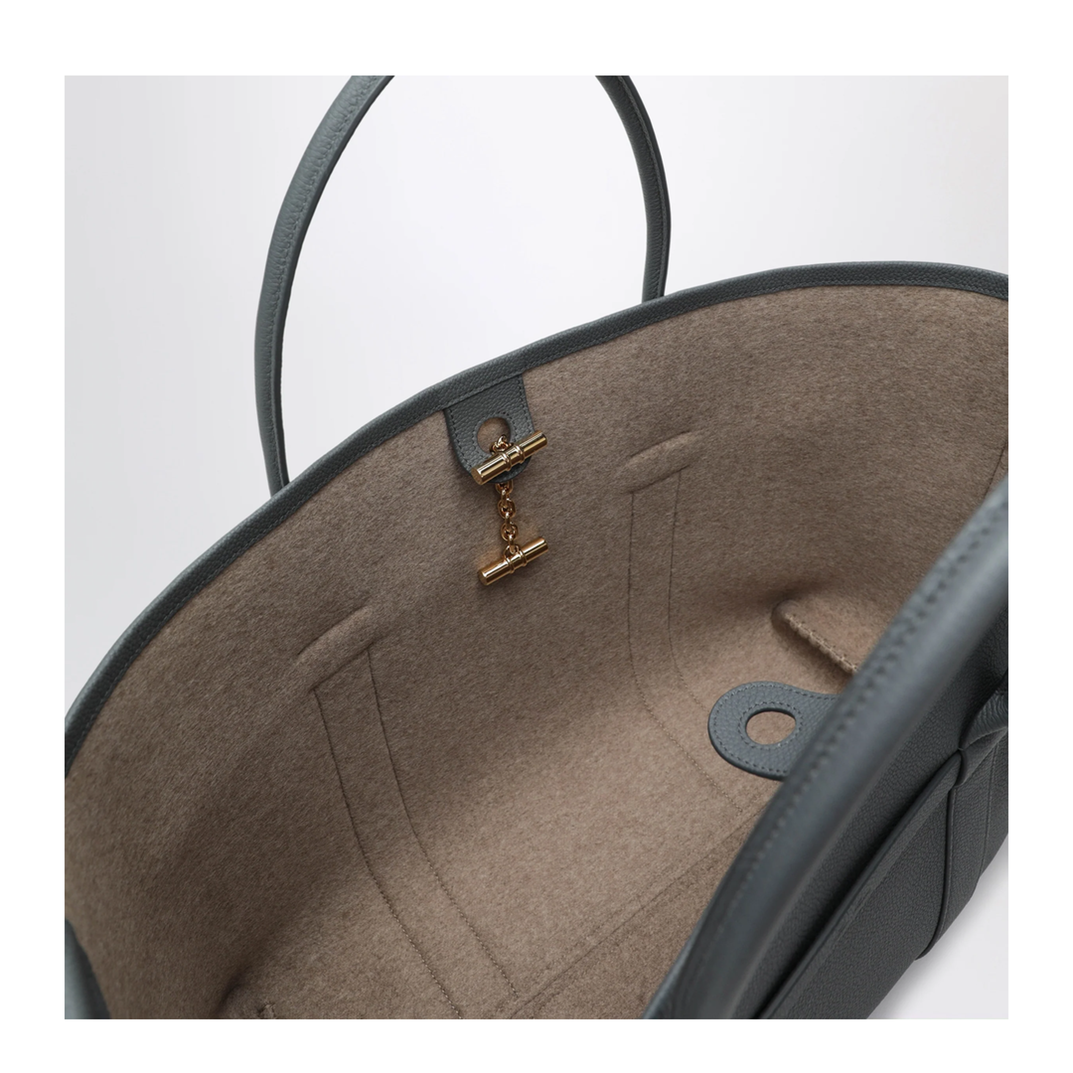 MAYFEYR - Loro Piana - Ghiera Shopper Large In Ash Grey - FAO7463LE706S
