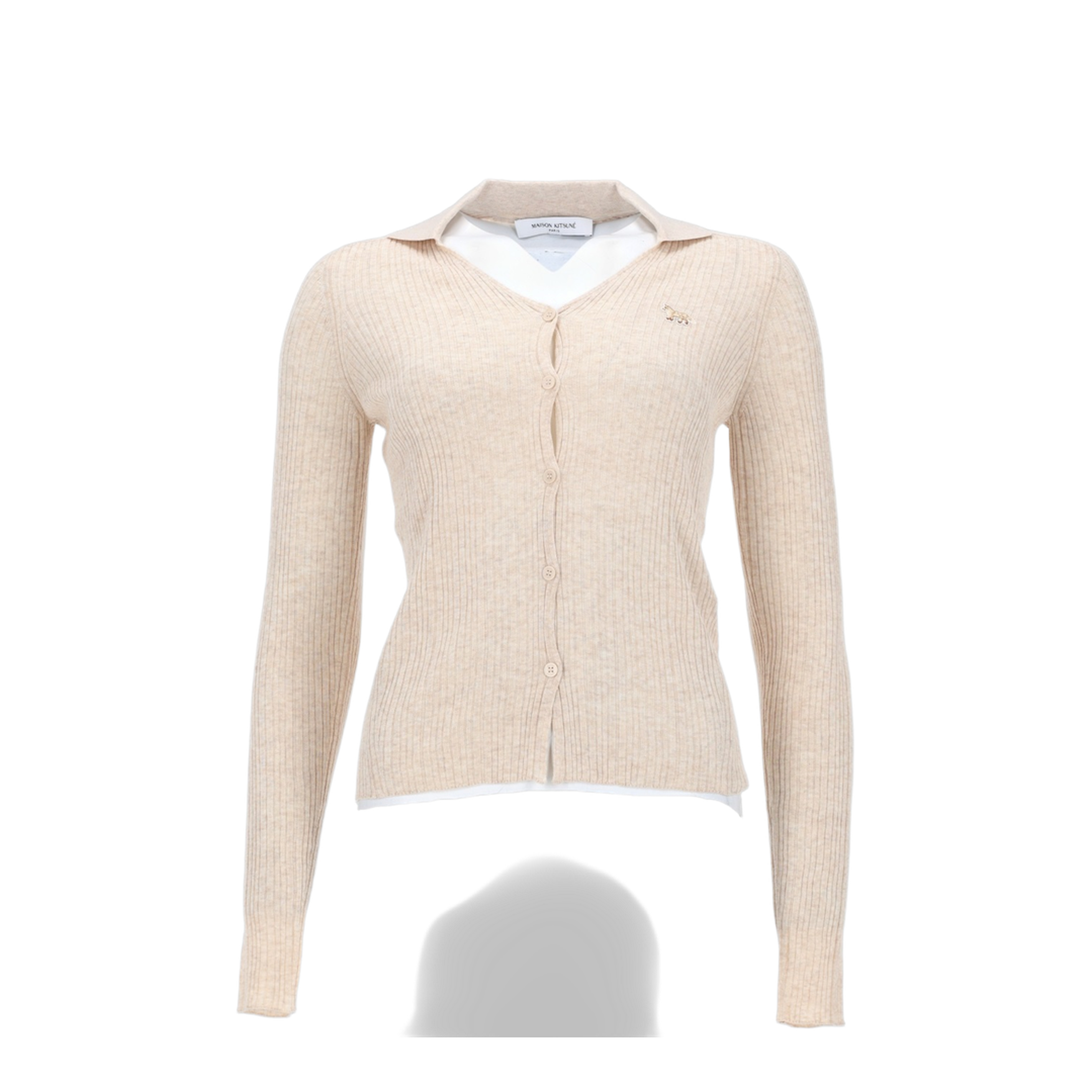 MAYFEYR - Maison Kitsuné - Cardigan Baby Fit - QW00501KT1195H218