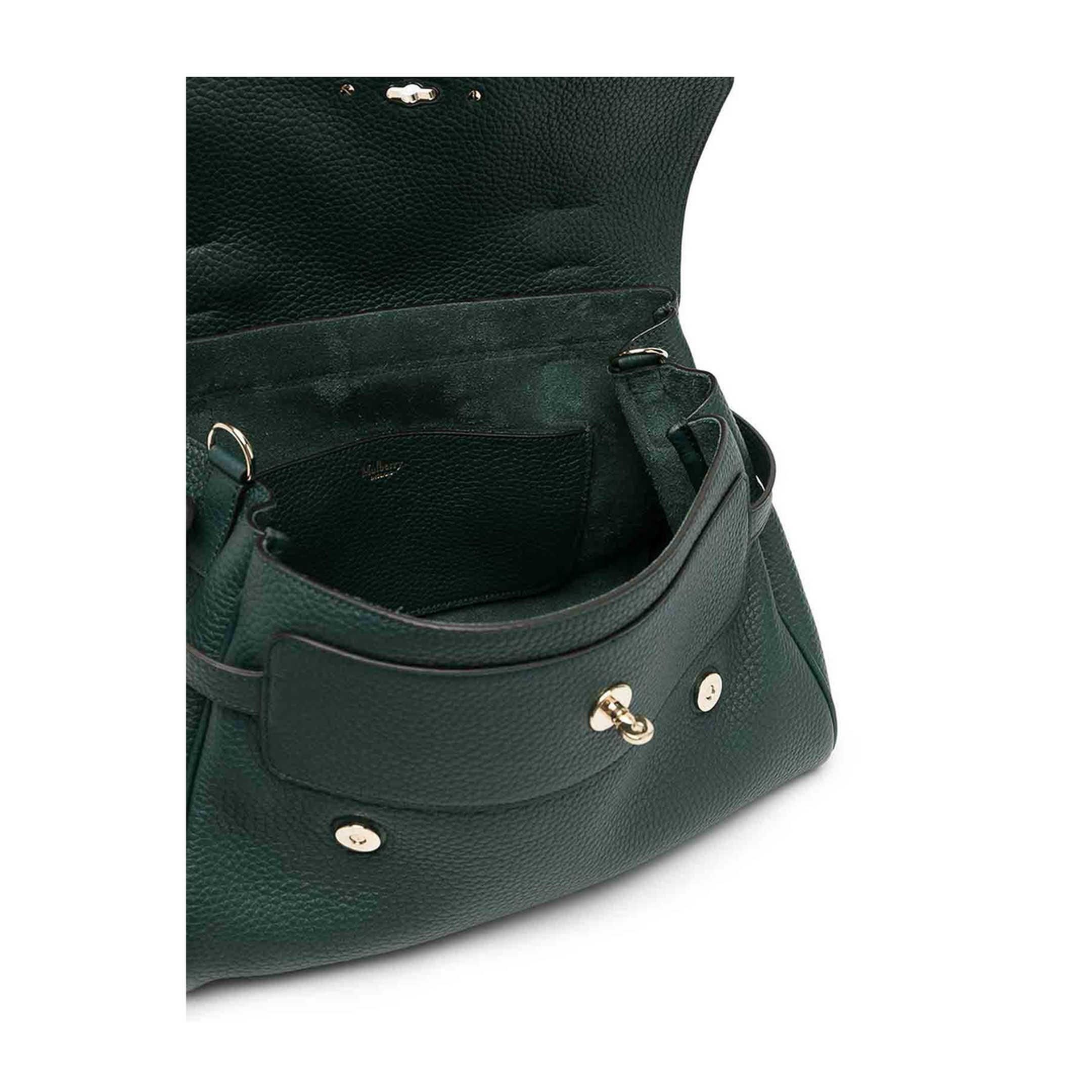 Alexa Heavy Leather Handbag - Green