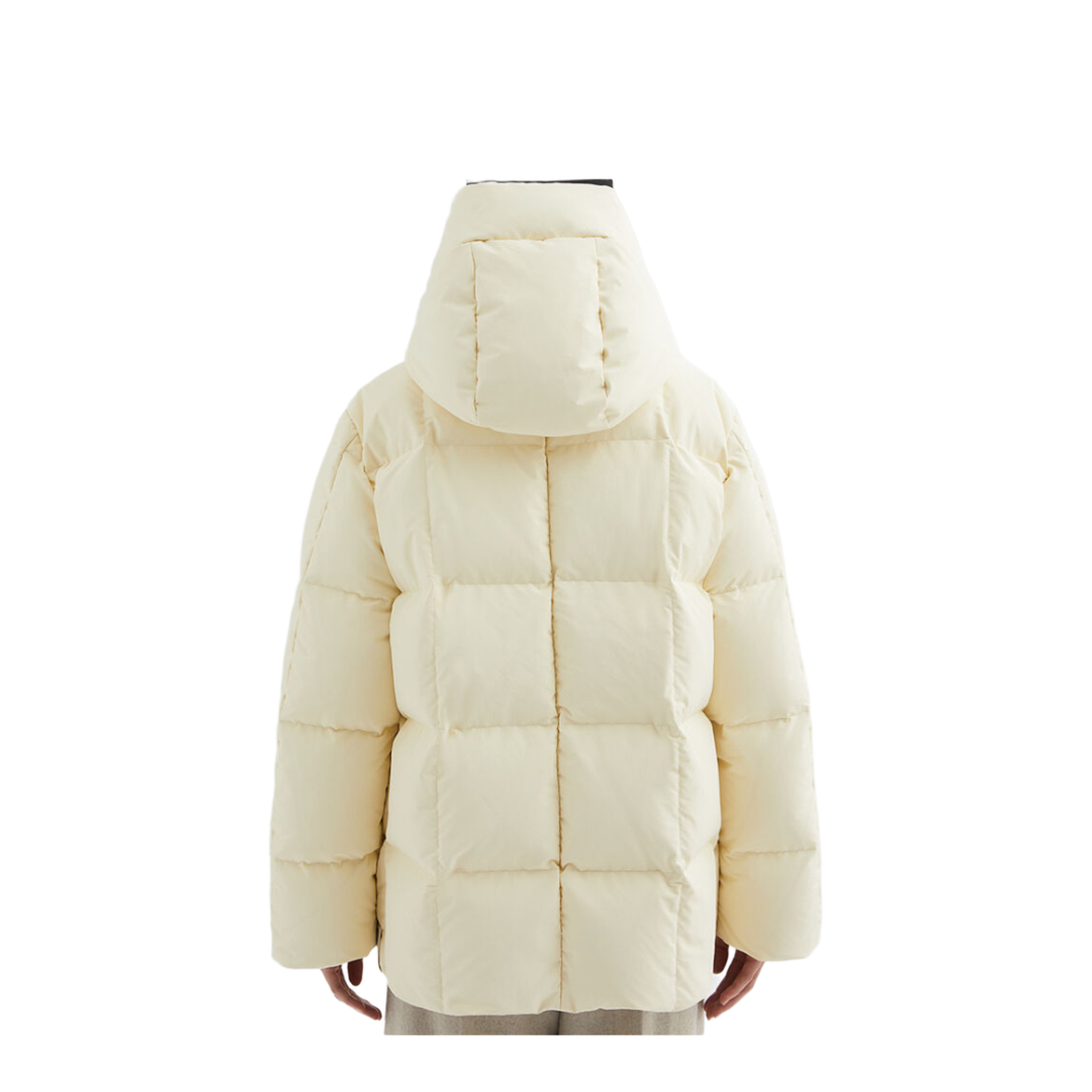 Quilted Down Jacket Yelow