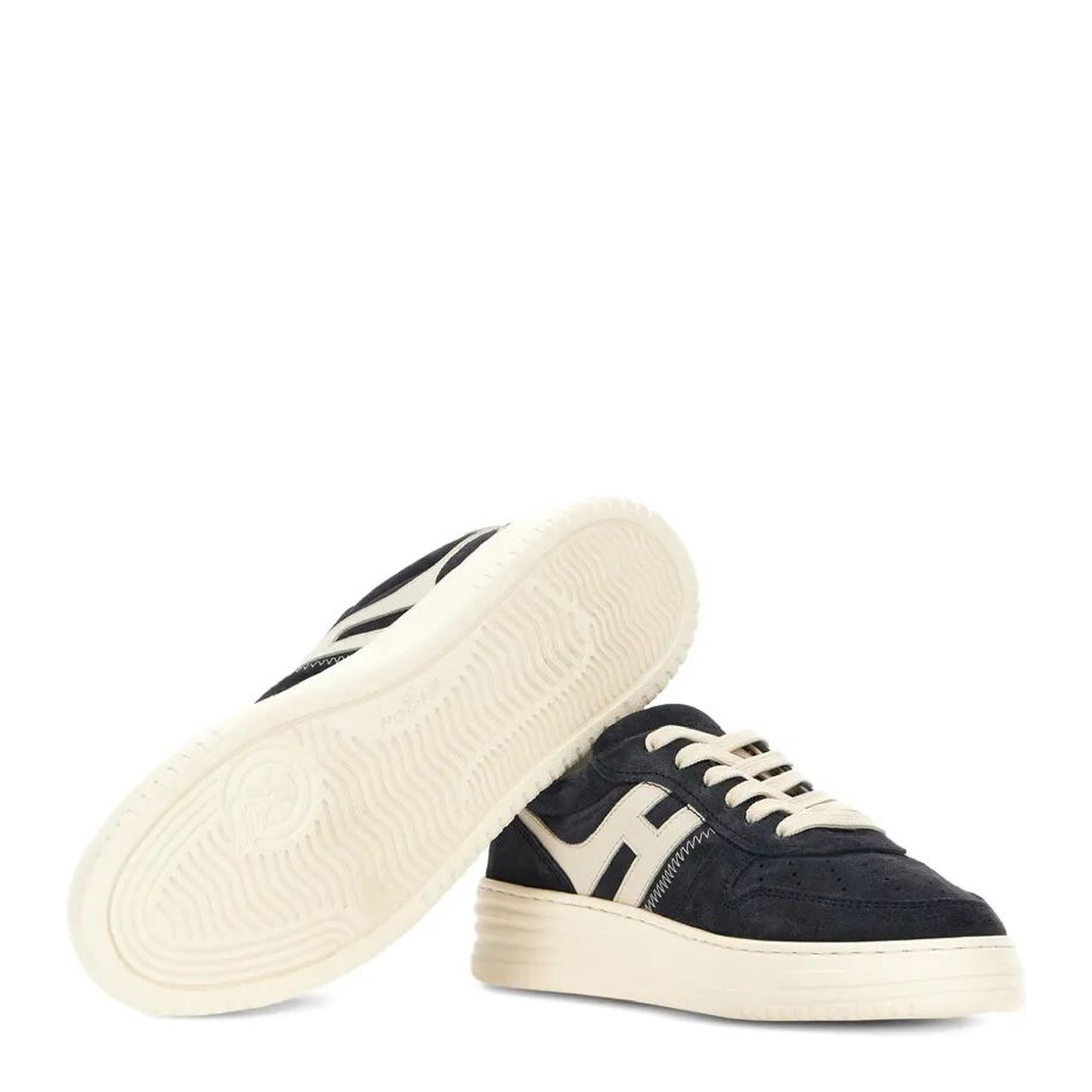 MAYFEYR - Hogan - Suede And Leather Sneakers - HXM6300EU54UHO