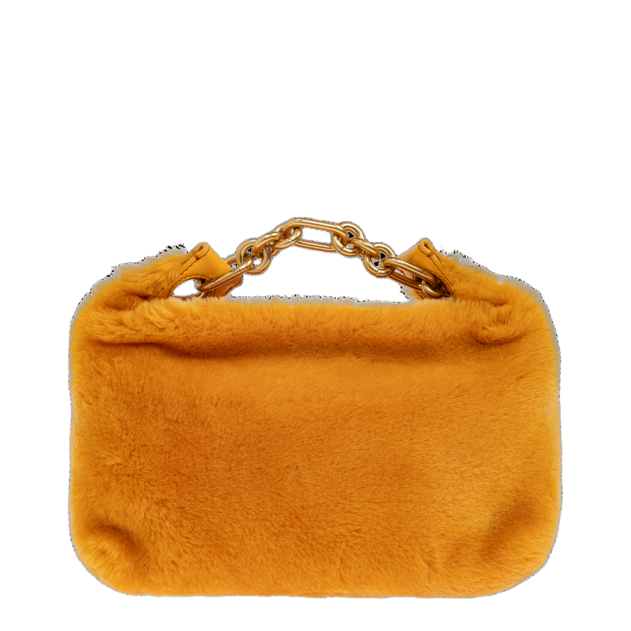 Mini Sync Bag in Shearling - Gold