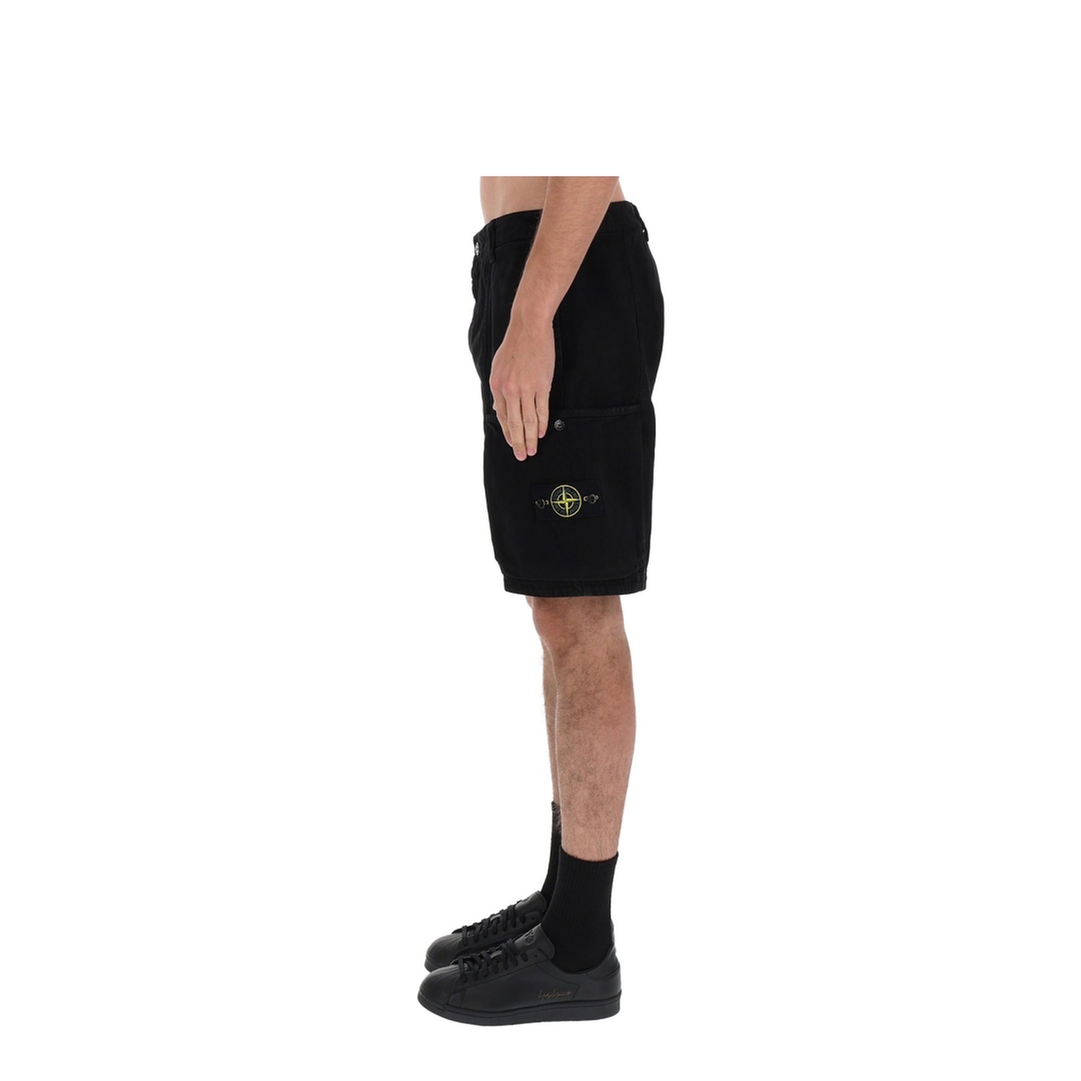MAYFEYR - Stone Island - Cargo Shorts With Logo Patch - L100014S0184V0129
