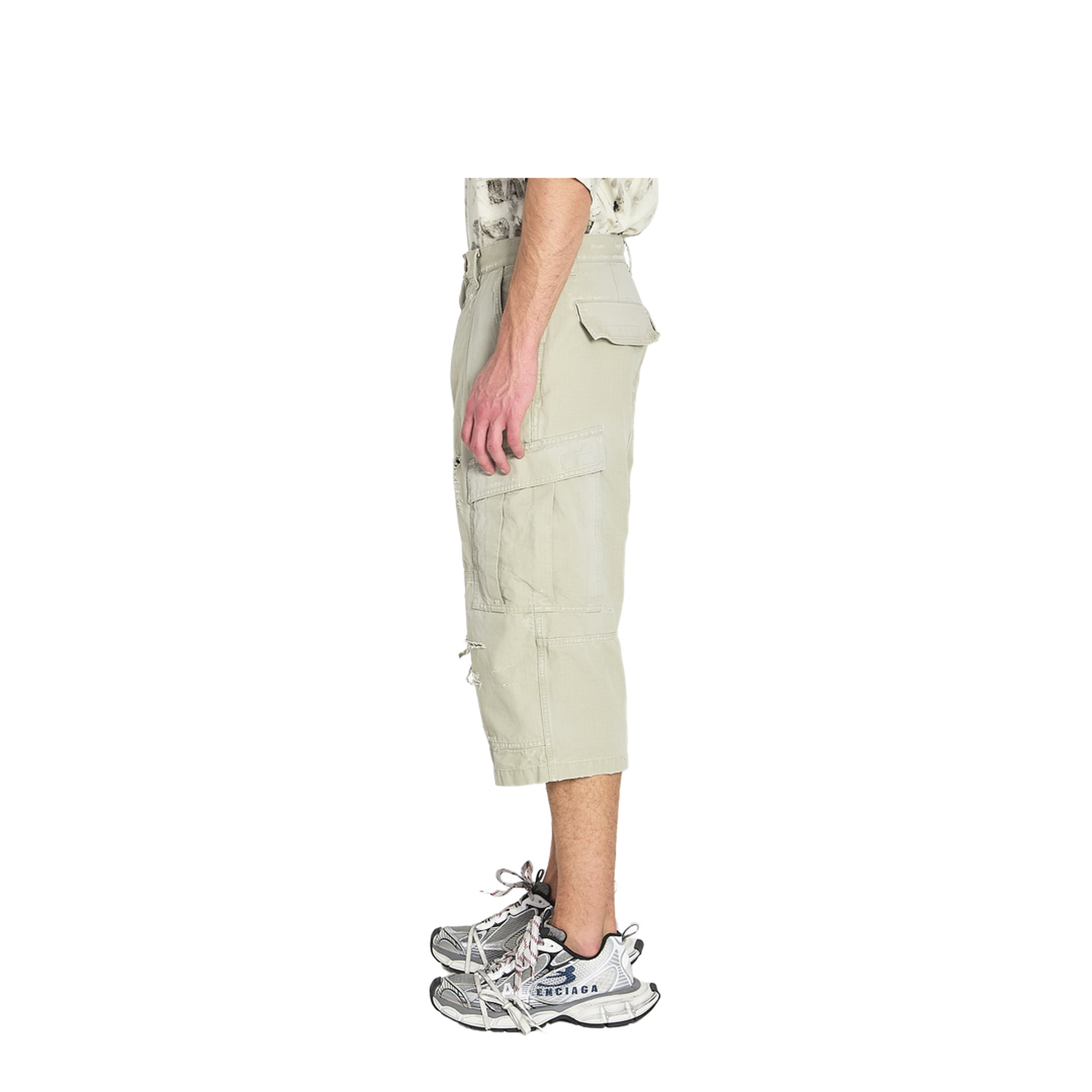 Cropped Cargo Pants
