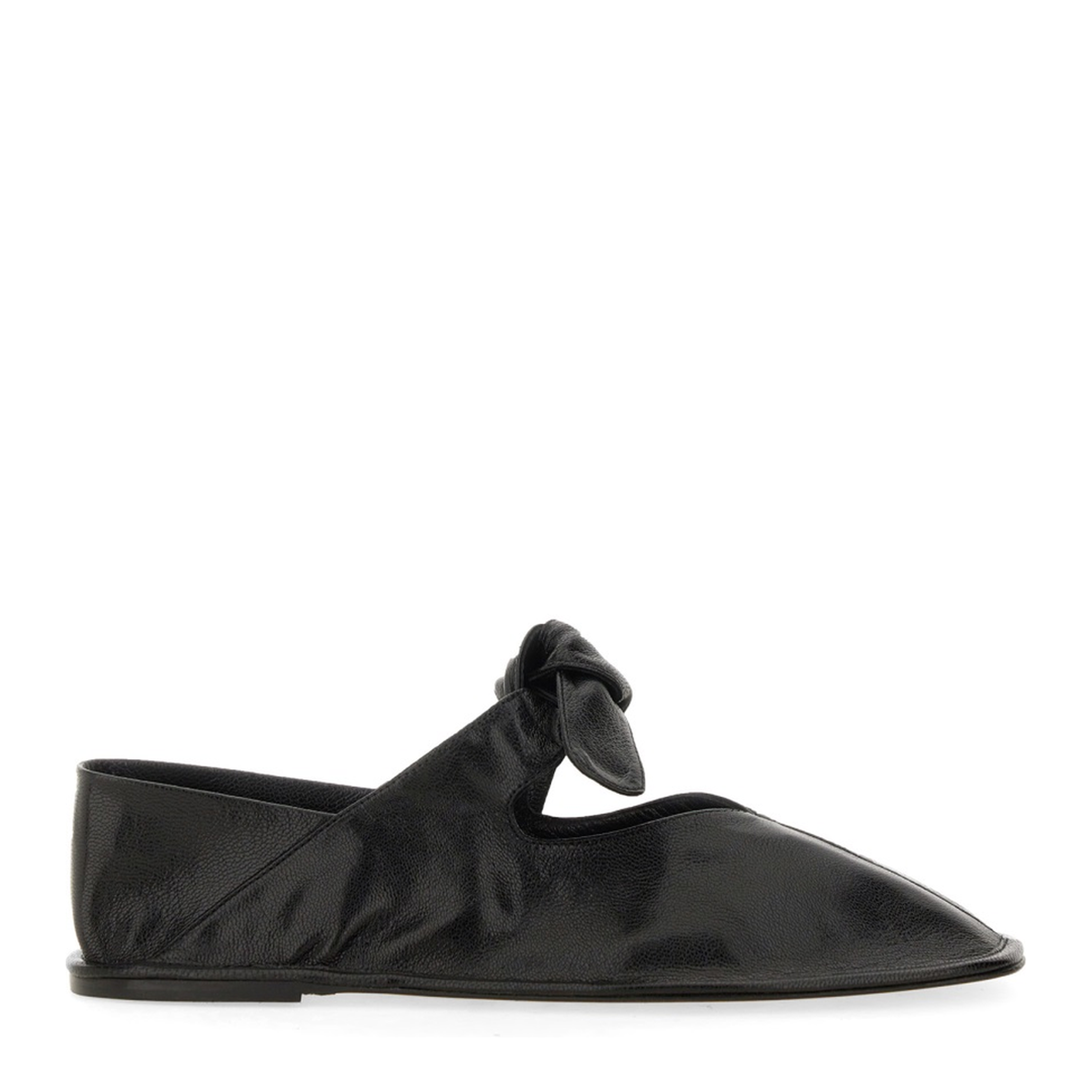 MAYFEYR - Hereu - Ballerina In Pelle - LLSSWFA240011BLACK