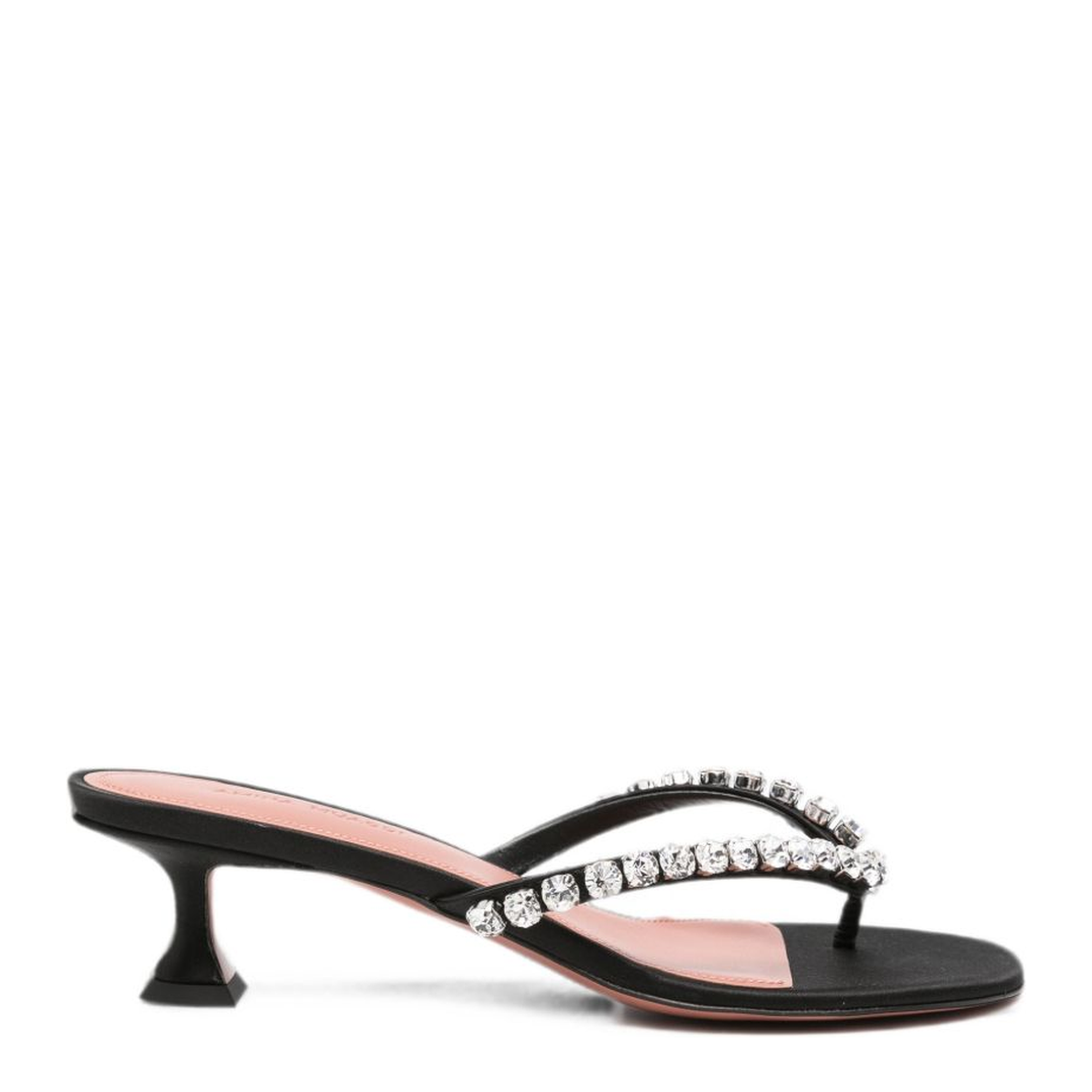 MAYFEYR - Amina Muaddi - Sandals Black - 17S366366GIGBLACKSATIN