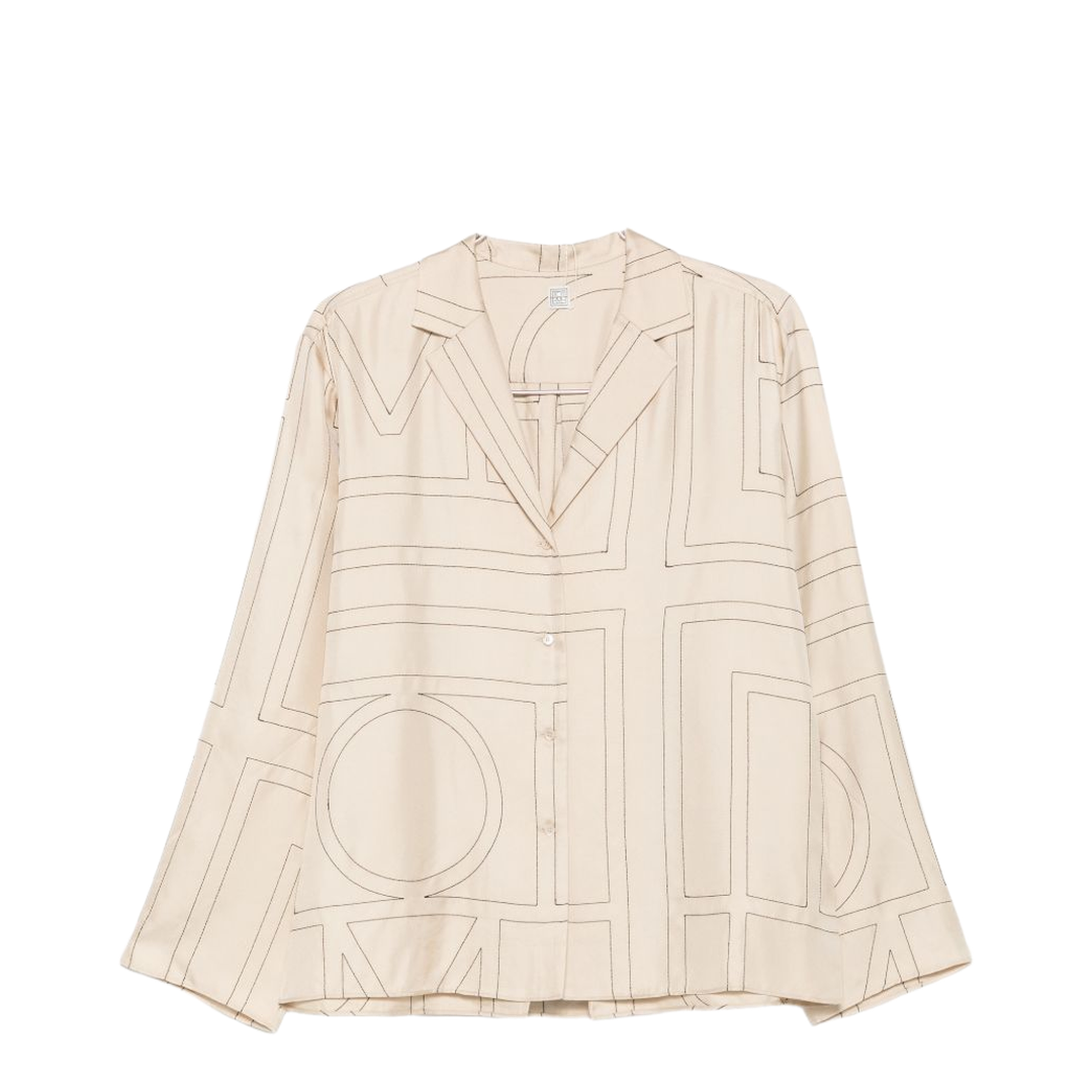 MAYFEYR - Toteme - Rebellion Lace-Up Blouse In Cream Floral - 263WRT0881FB0704008
