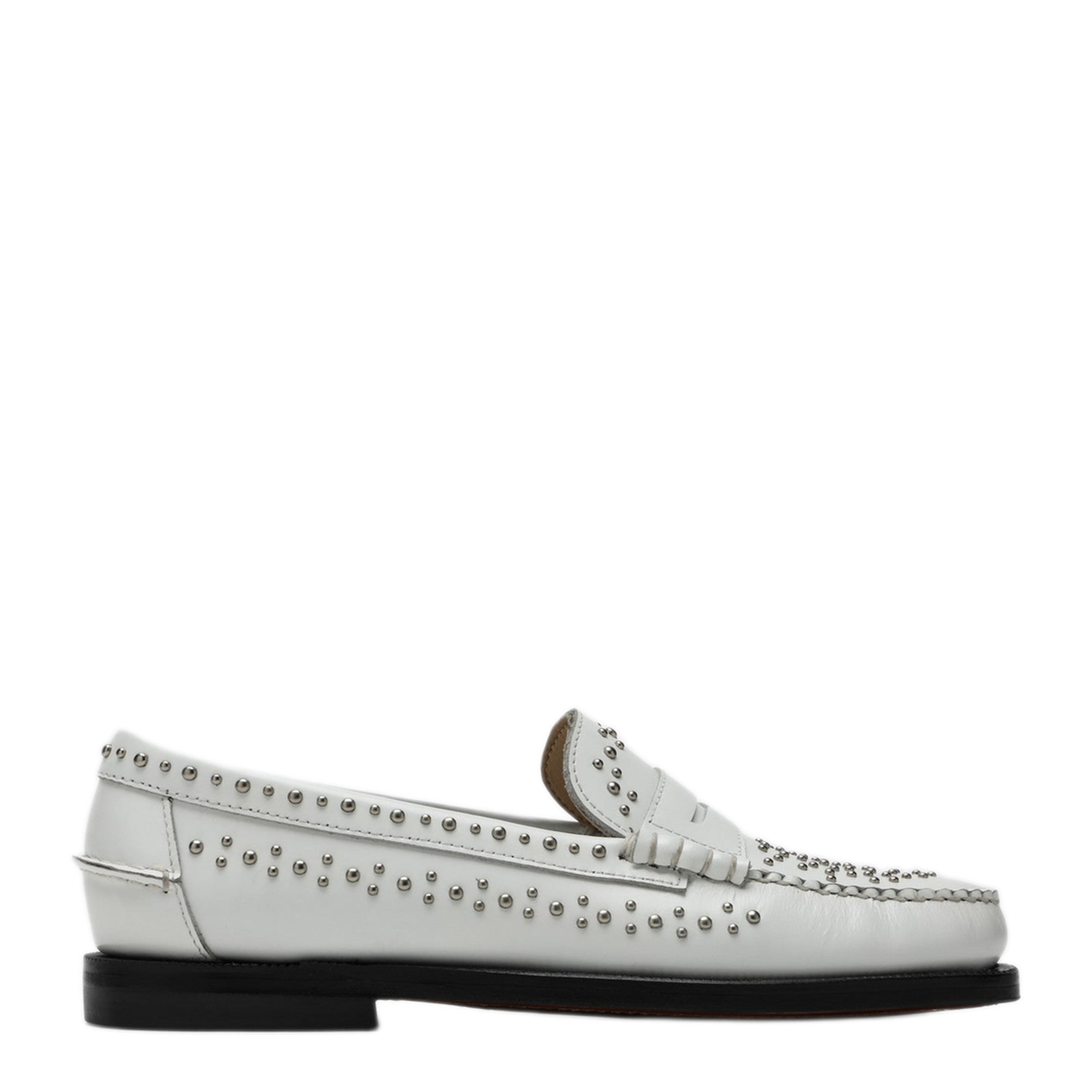 MAYFEYR - Sebago - Classic Dan Loafer White With Studs - 78118KWLE911