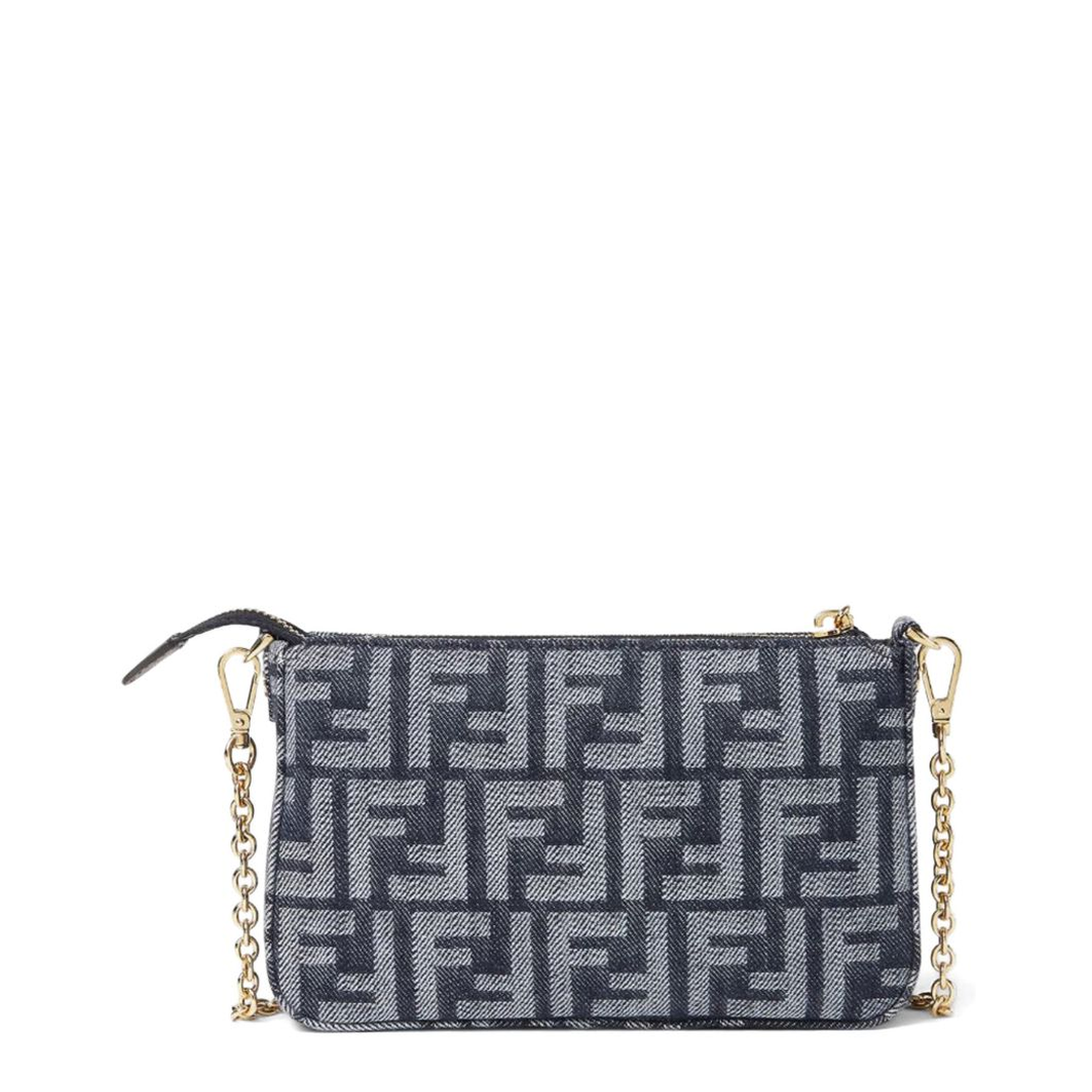 Blue Baguette Mini Clutch