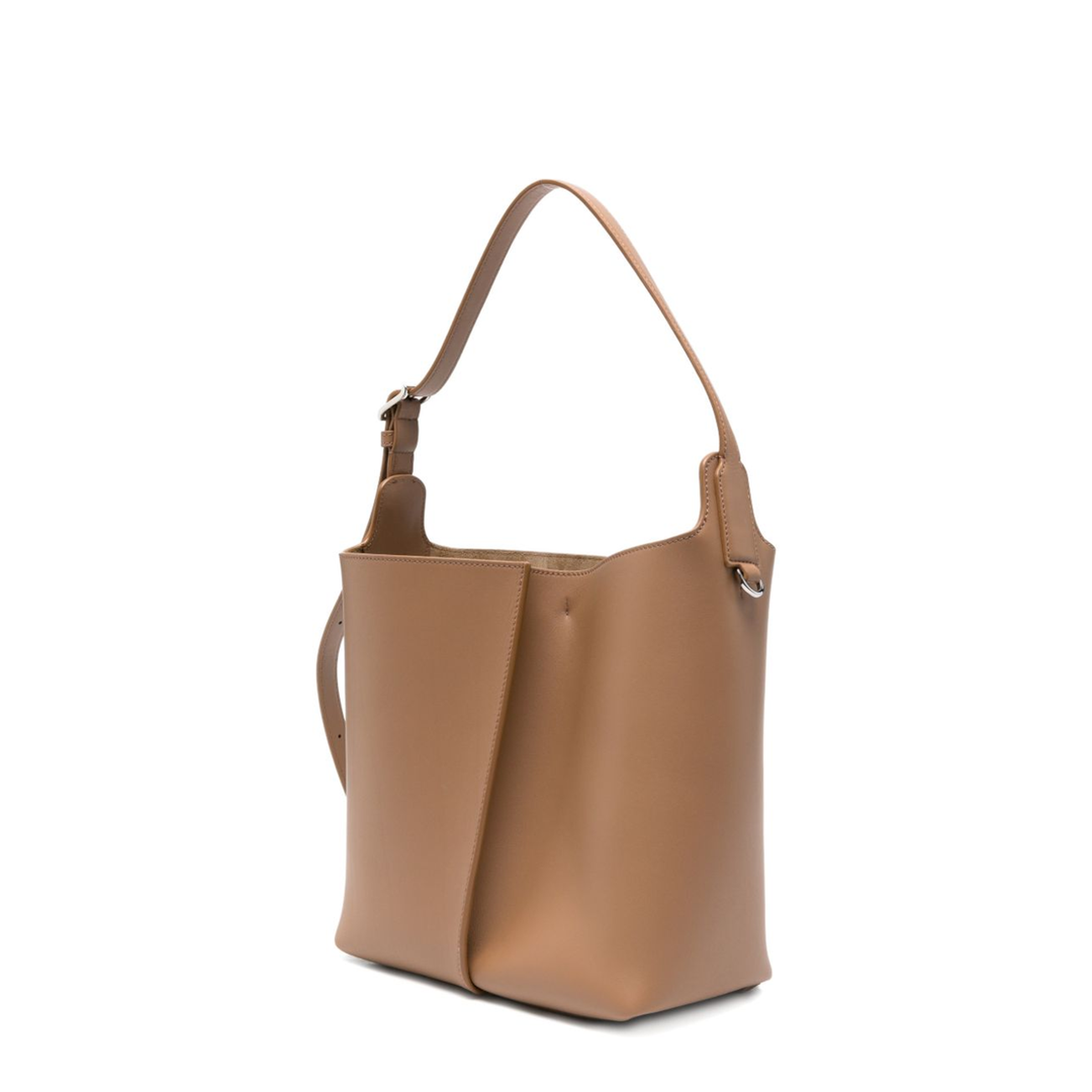 Bilbao Medium Calfskin Bucket Bag - Mocha