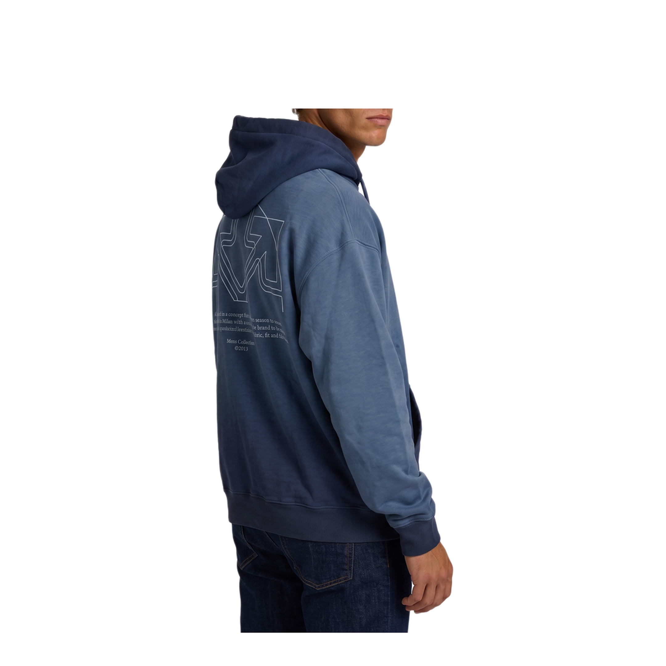 MAYFEYR - Off-White - Offline Half Arrow Skate Hoodie - OMBB085F26FLE00W40411