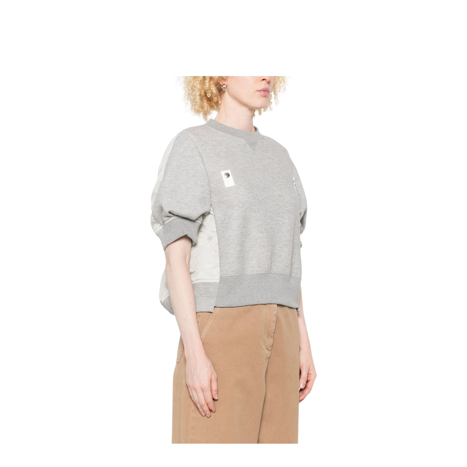 Cotton and Nylon Pullover