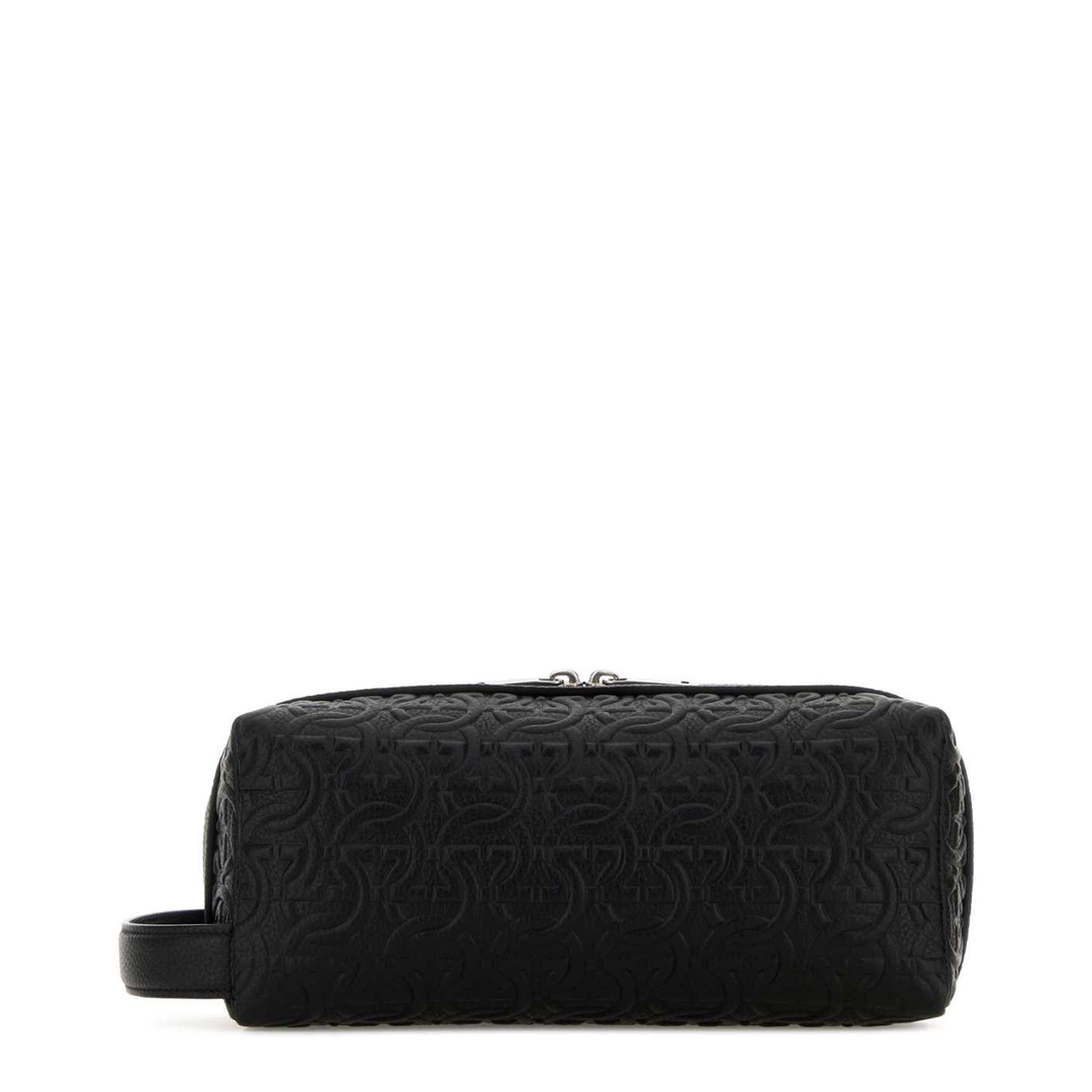 Black Leather Beauty Case