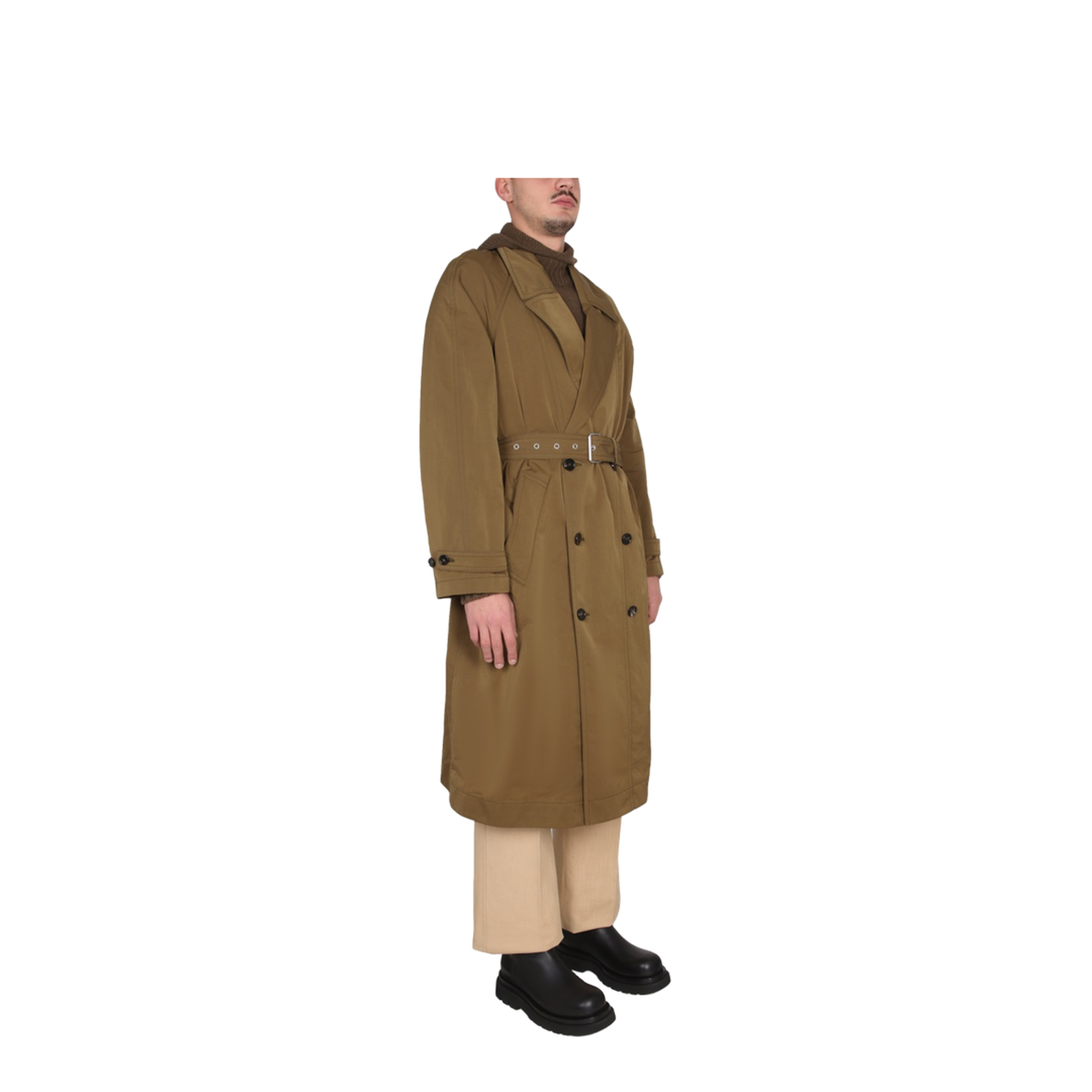 Nylon Folding Trench Coat