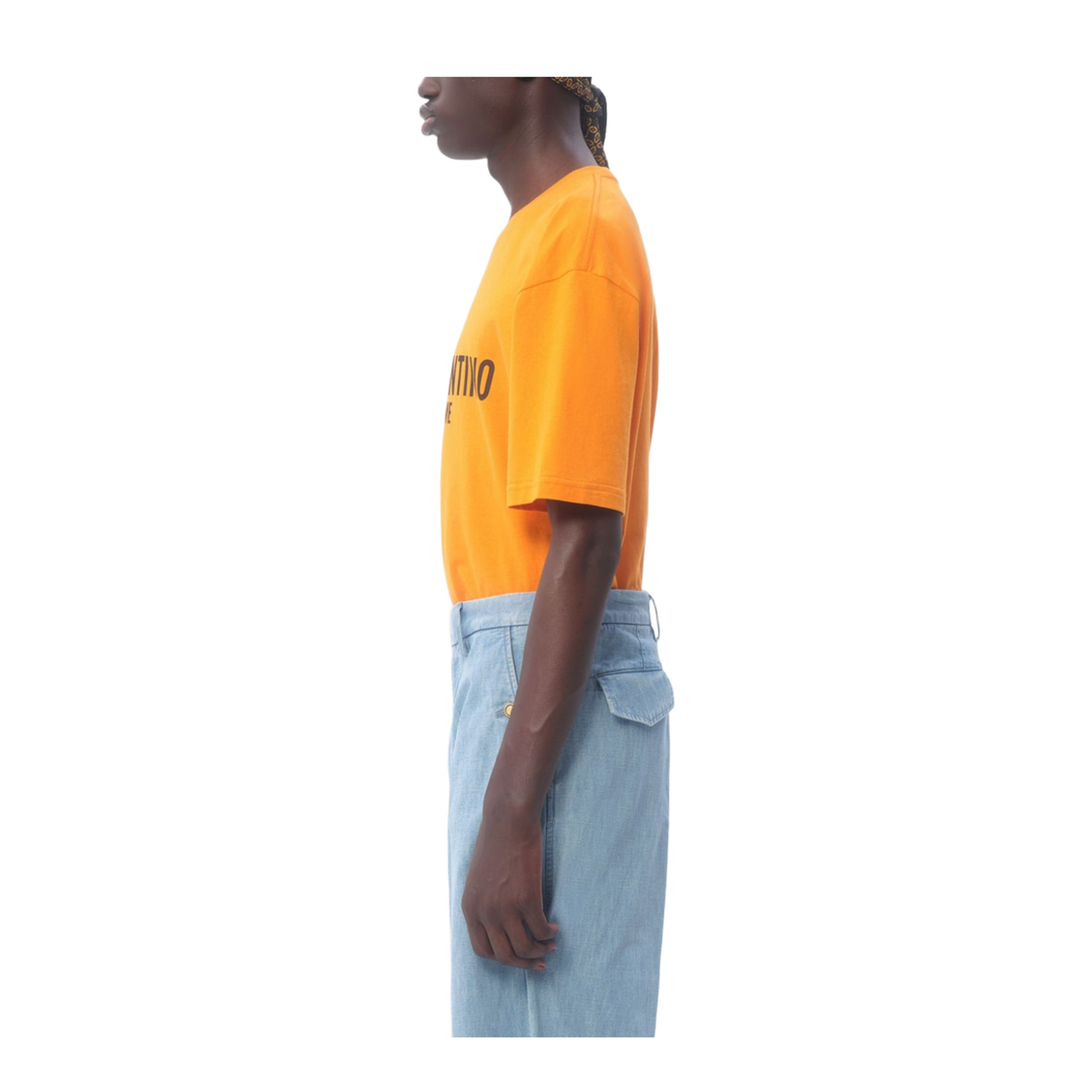 Carrot Orange Cotton T-shirt