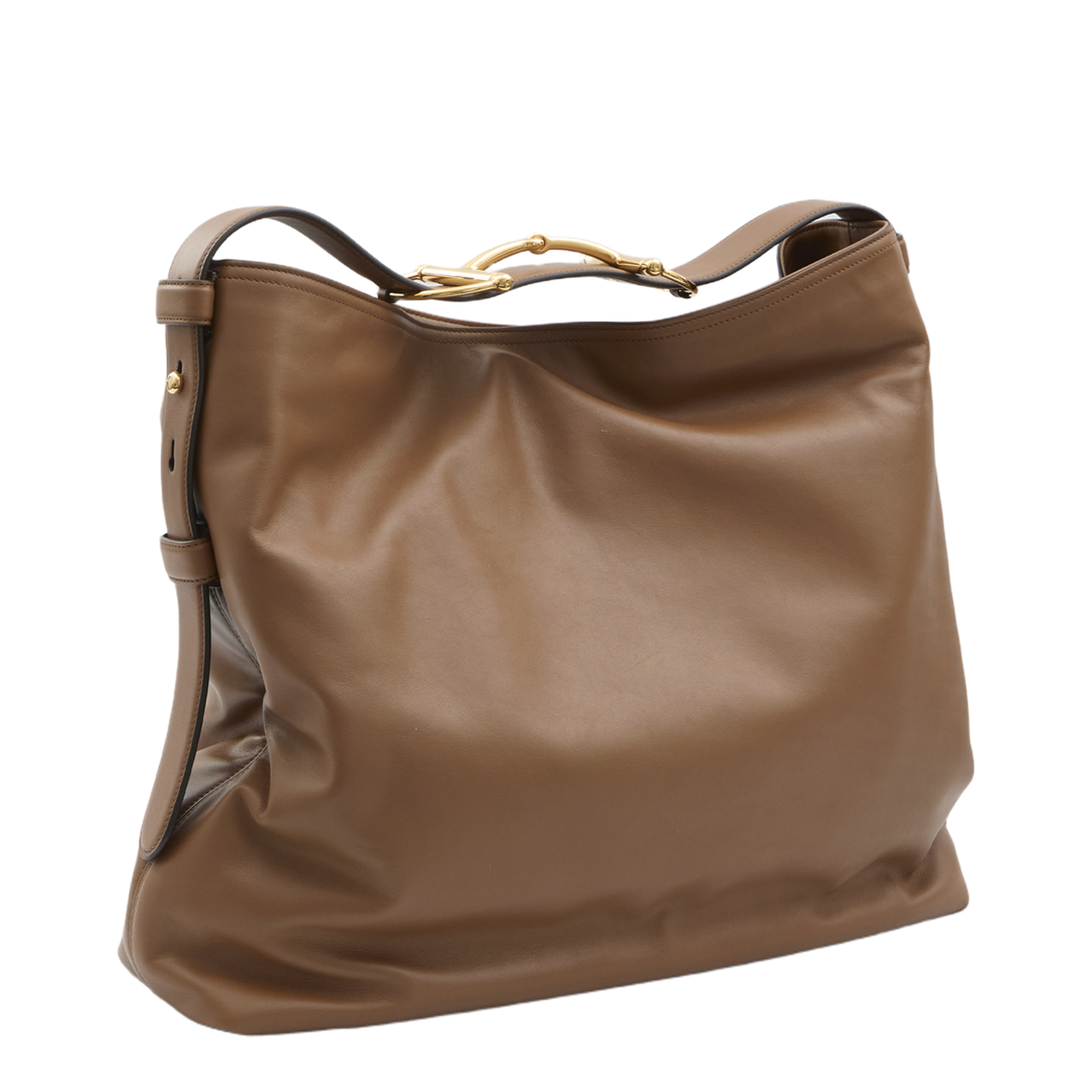 Beatrix Large Tote Bag in Brown Leather
