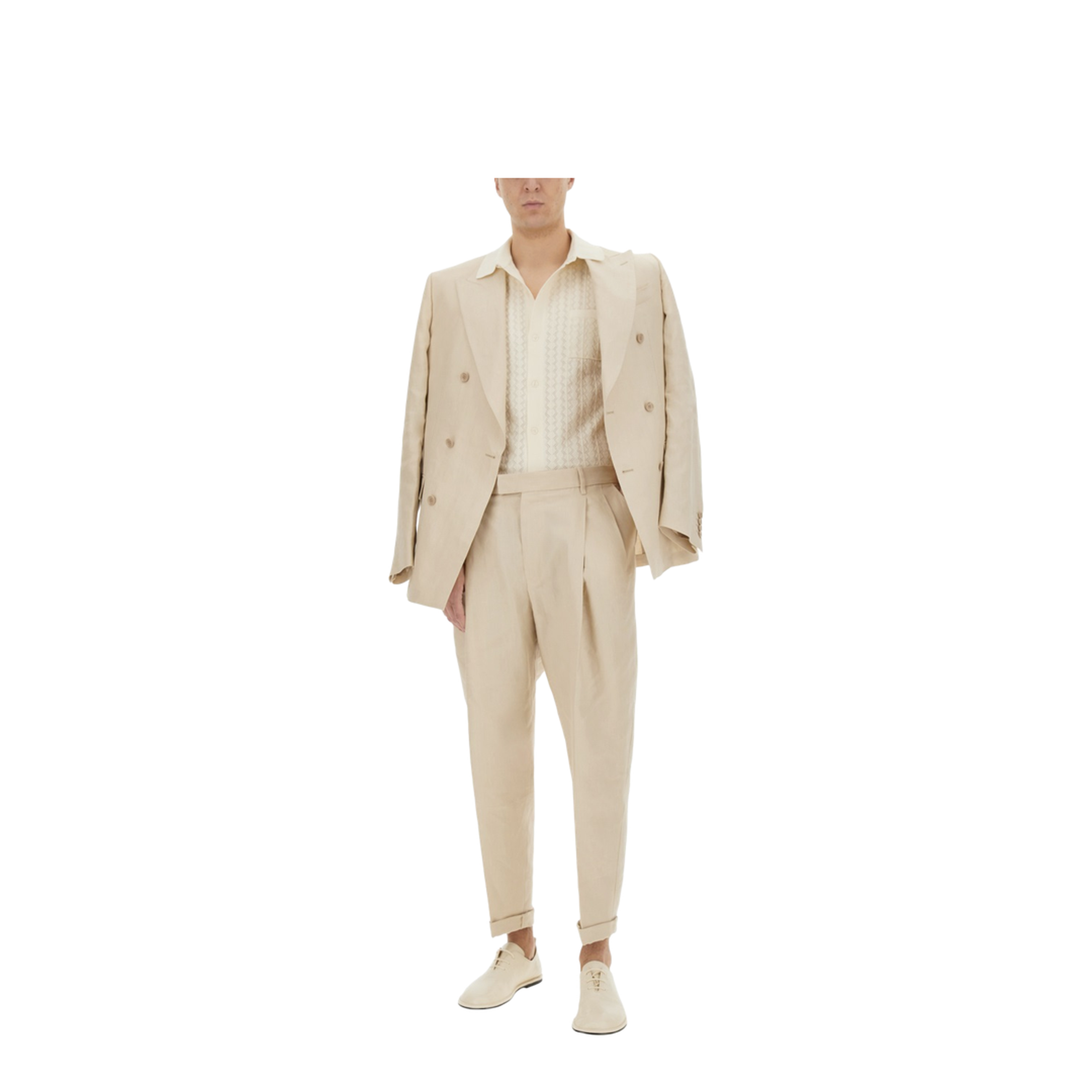 Perforated Cotton Knit Shirt