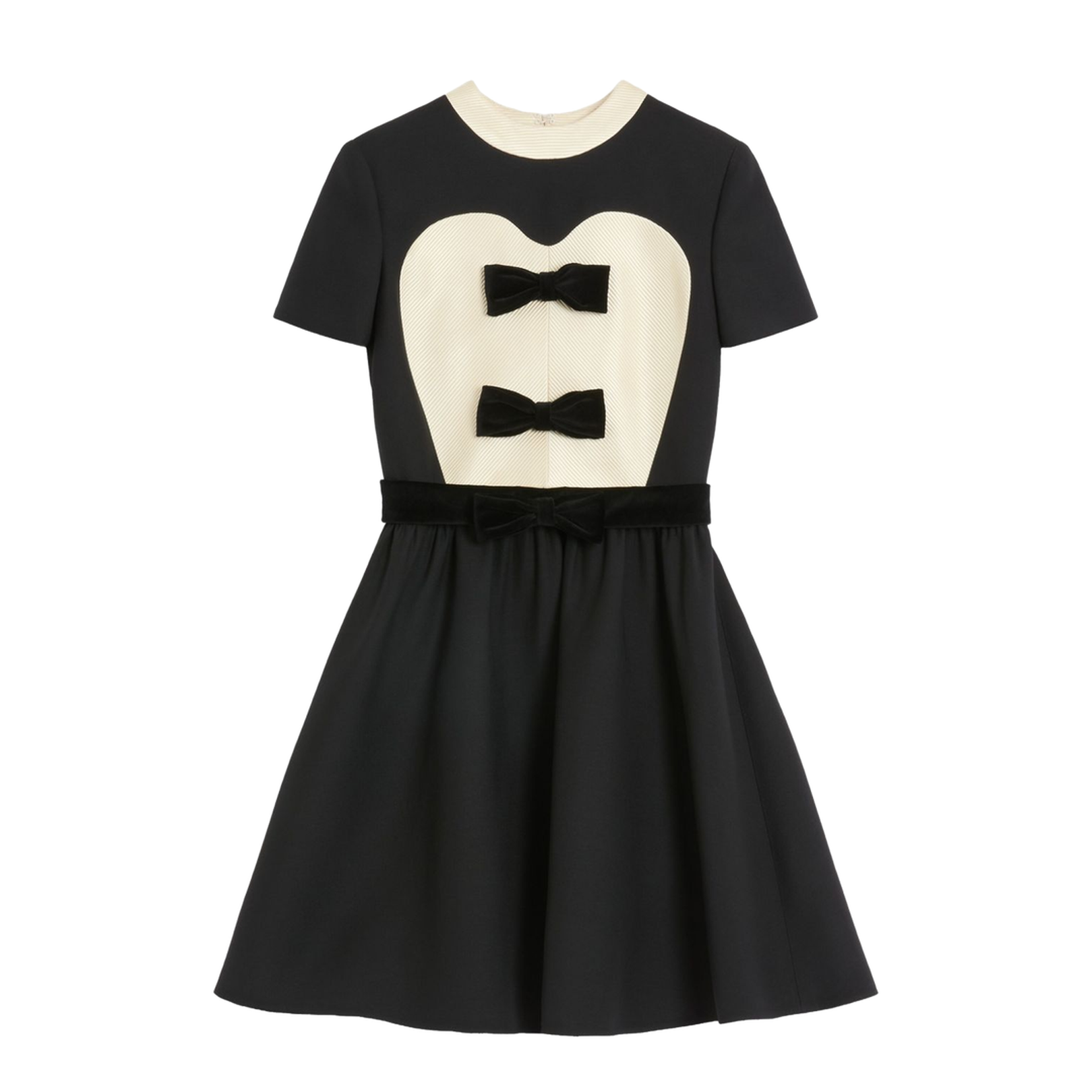 Black Dress with Bow Detailing