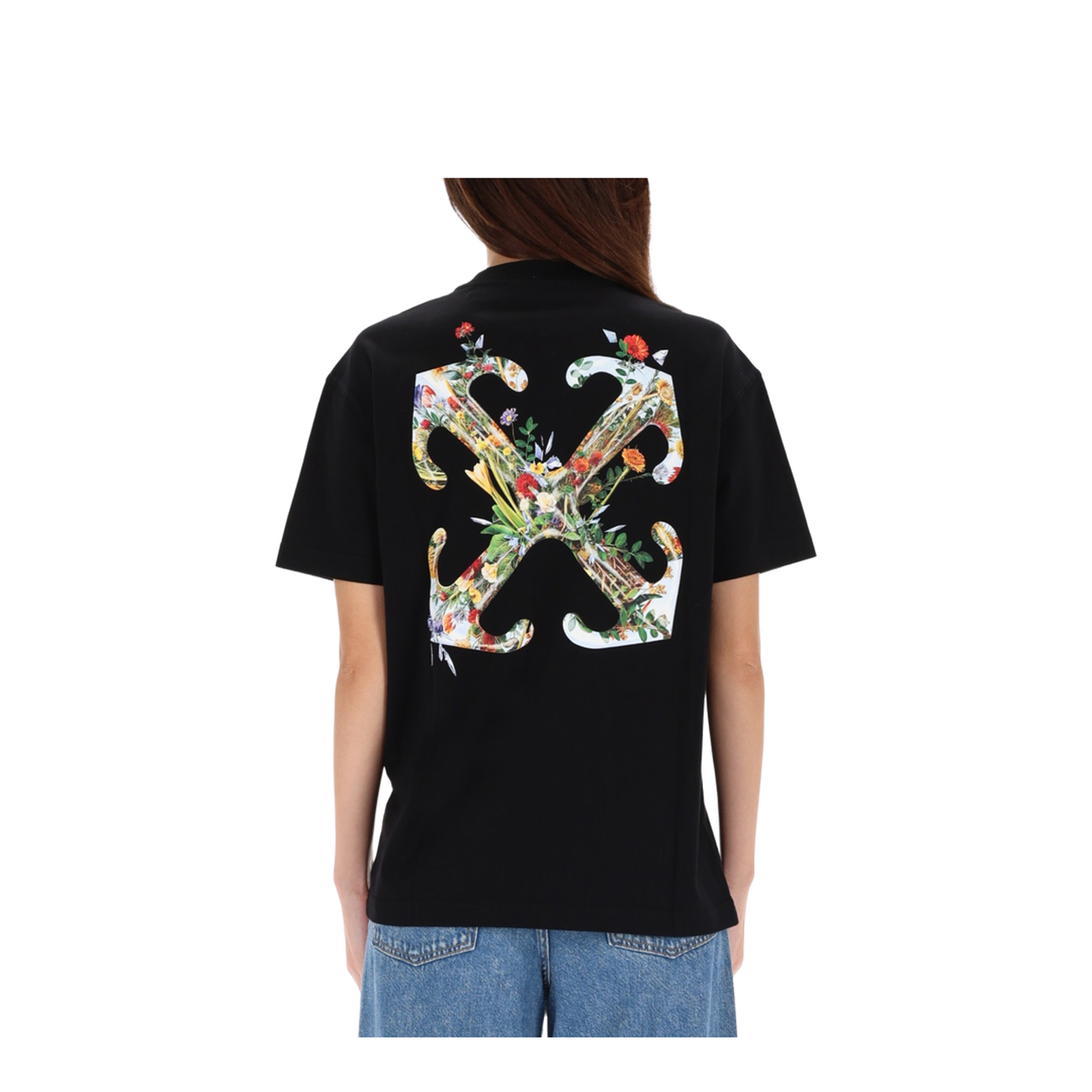 Arrow Glass Flower Regular Logo T-Shirt