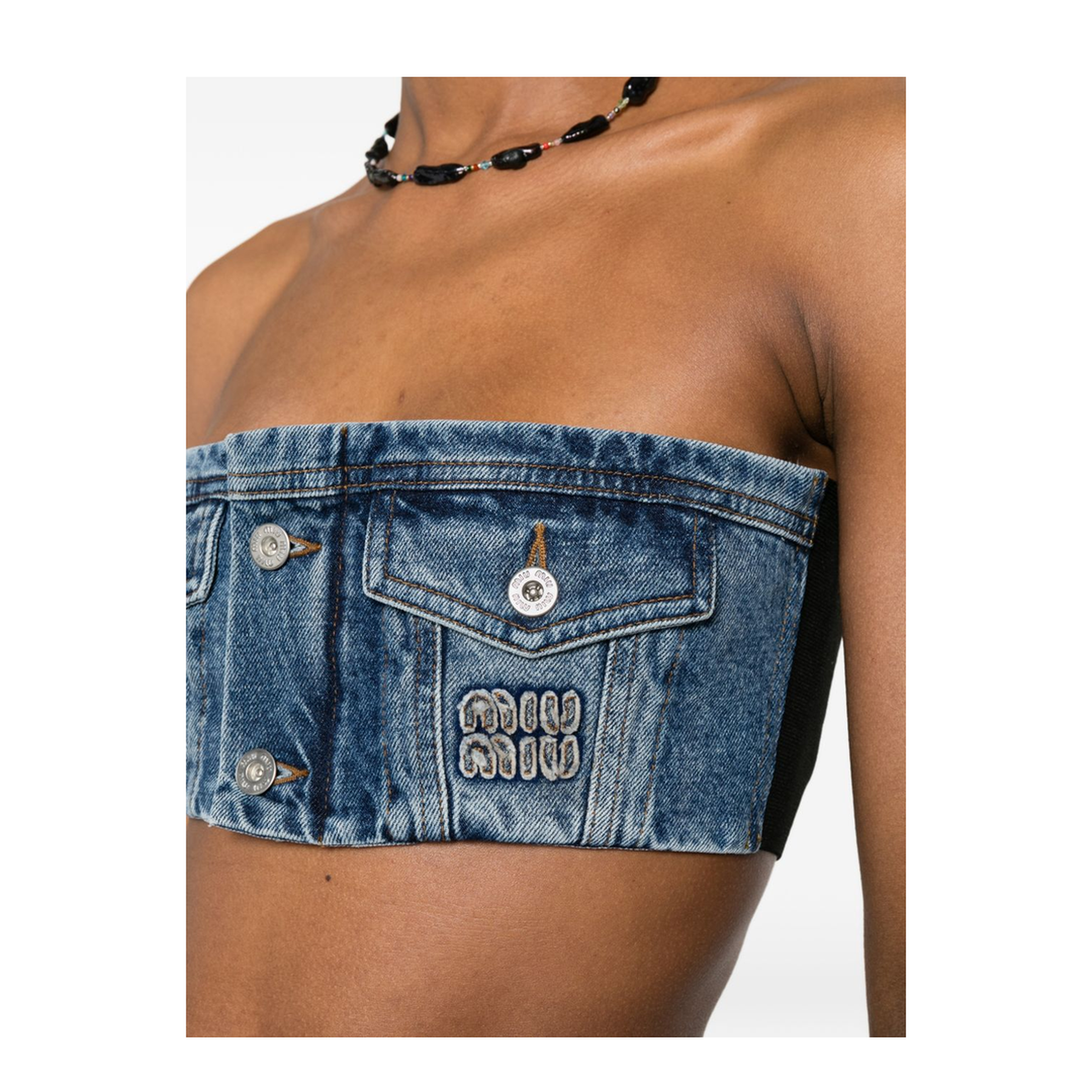 MAYFEYR - Miu Miu - Top Blue - GWT071197UF0008