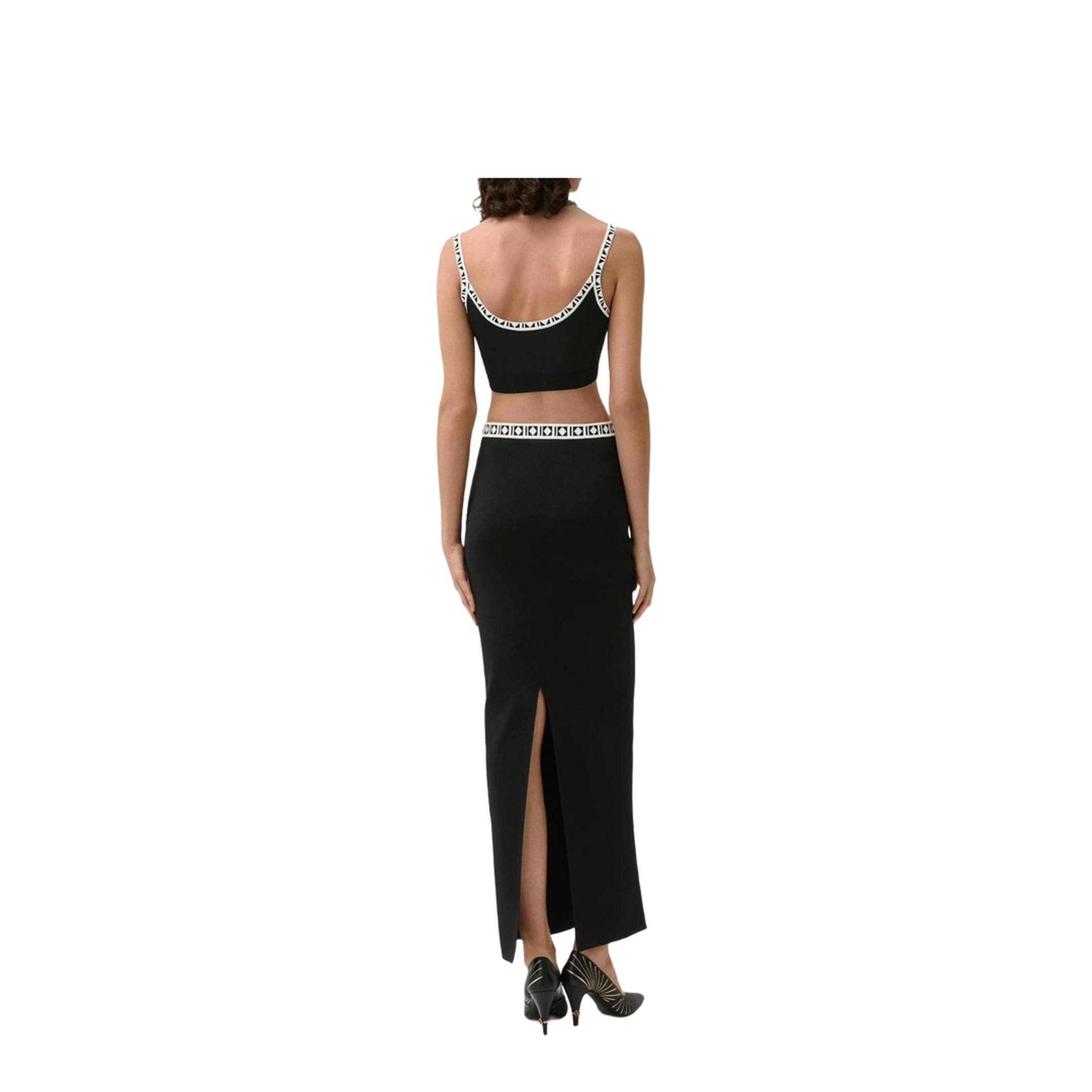 Skirt with back slit